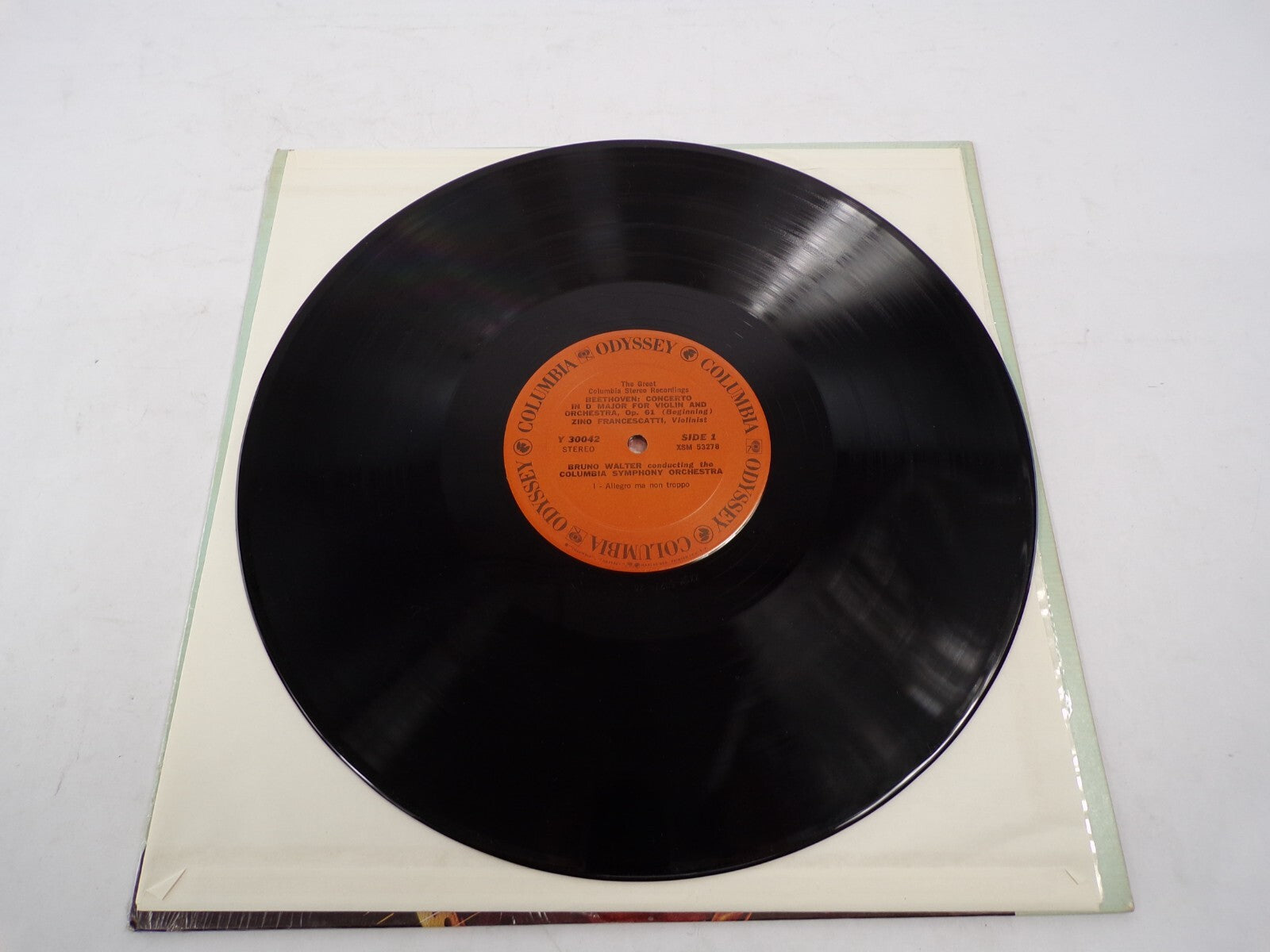 Zino Francescatti Bruno Walter Beethoven Violin Concerto SymphonyVinyl Records