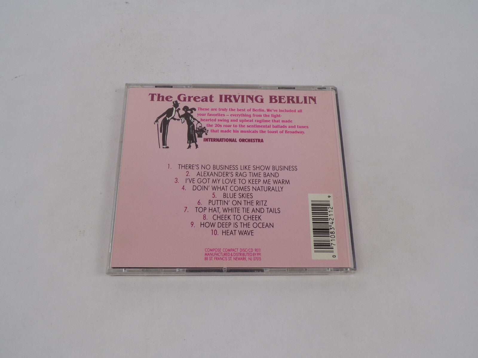 The Great Irving Berlin Blue Skies Alexander's Ragtime Band Heat Wave I've CD#70
