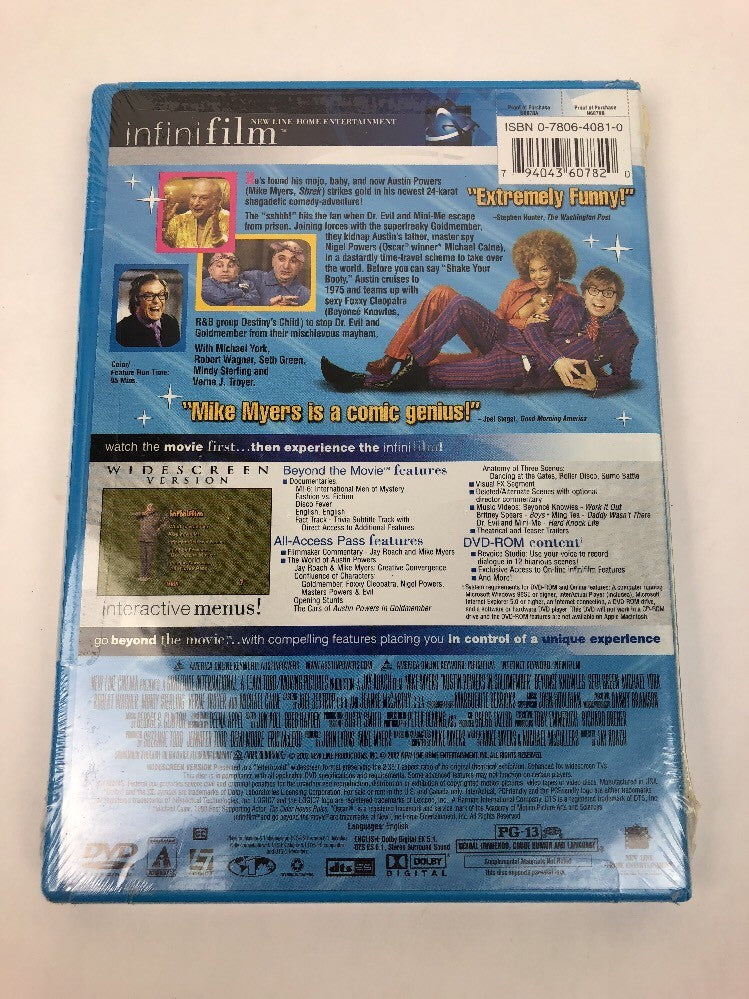 new dvd AUSTIN POWERS IN GOLDMEMBER MIKE MYERS BEYONCE KNOWLES MICHAEL CAINE