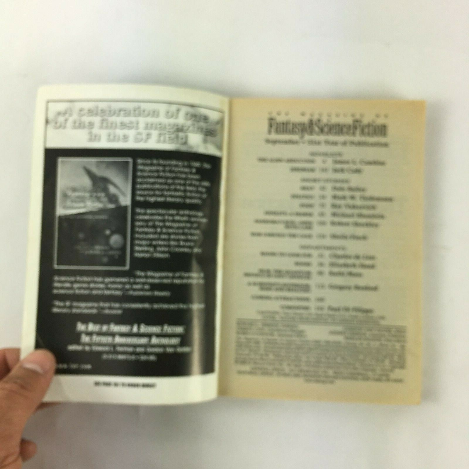 September Fantasy & Science Fiction Magazine Dale Bailey Michael Blumlein Sheila