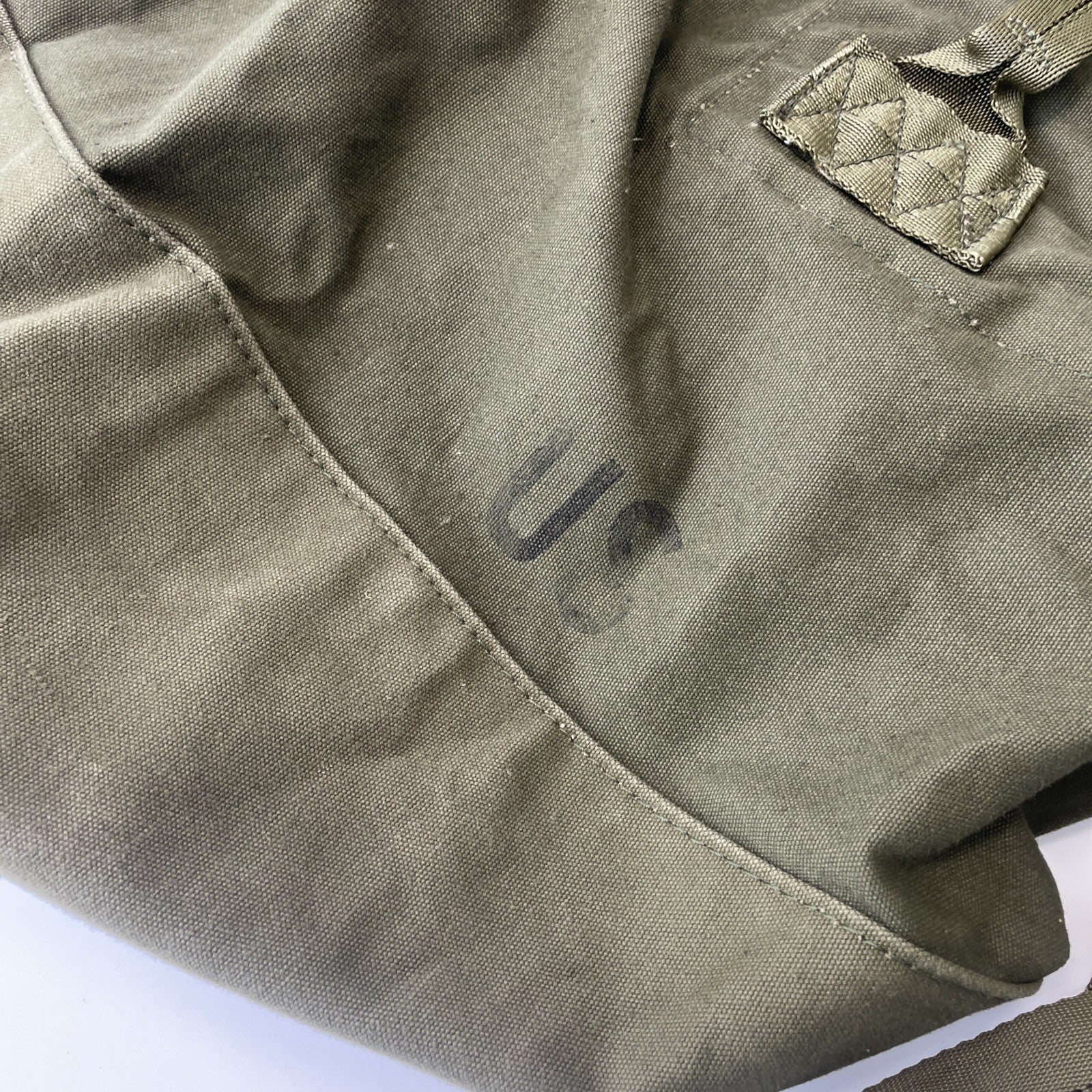 US Army Duffel Bag O.D.7 Type II DSA100-73-C-0490 2 Straps Backpack Rebmar inc