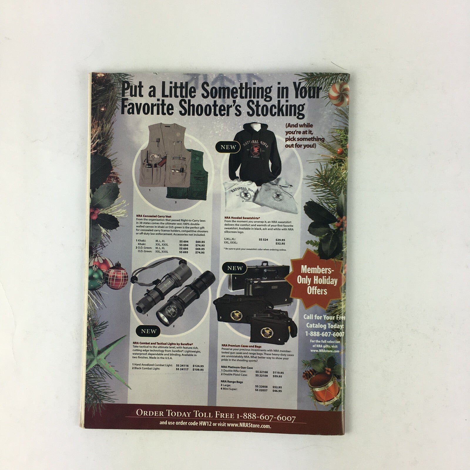 December 2001 American Rifleman Magazines Put A Little Freedom Under Their Tree
