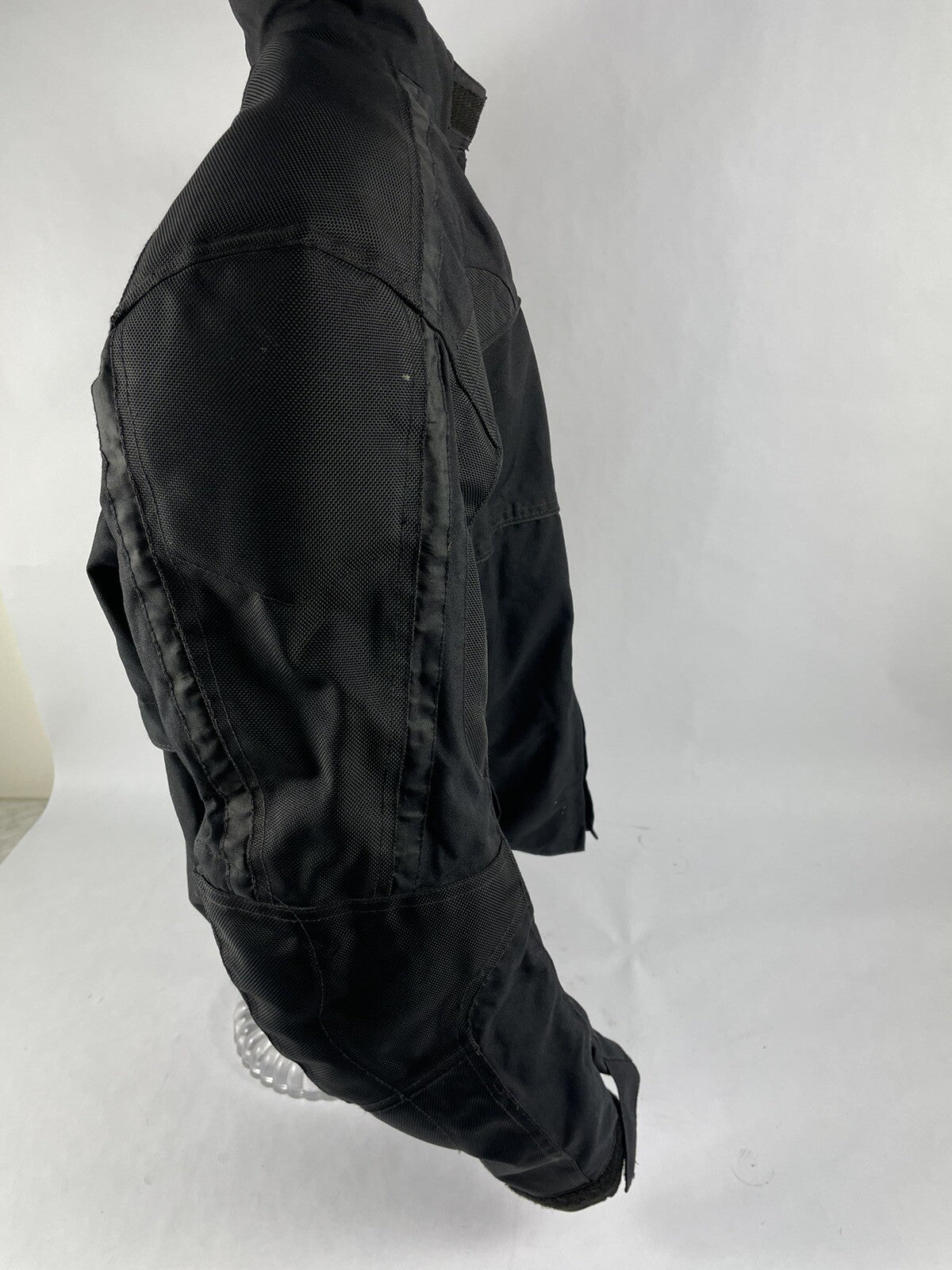 Men's River Road Black Biker Motorcycle Jacket Size 2XL
