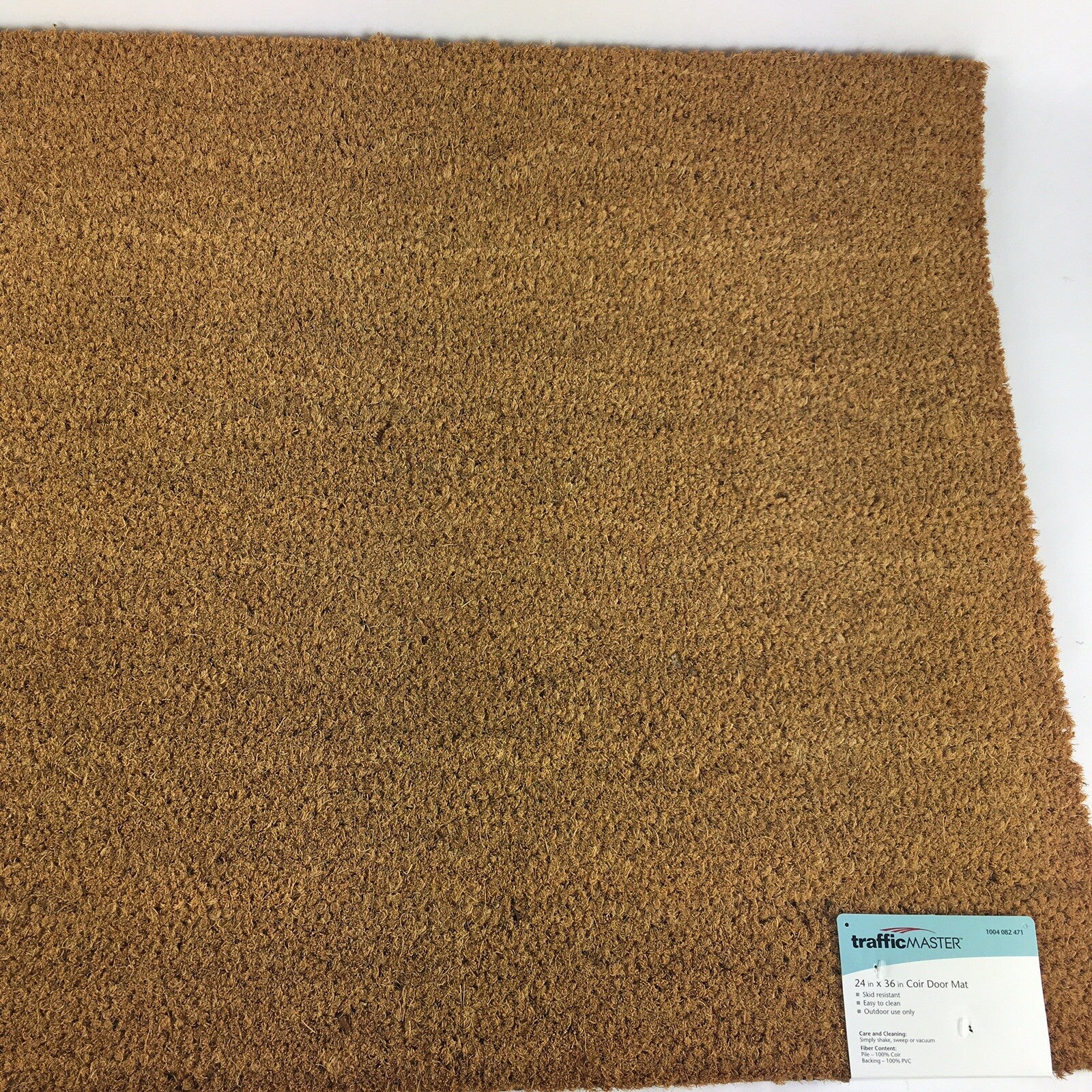 Trafficmaster Natural Coir Doormat Door Mat with PVC Backing 24" x 36" FREE SHIP