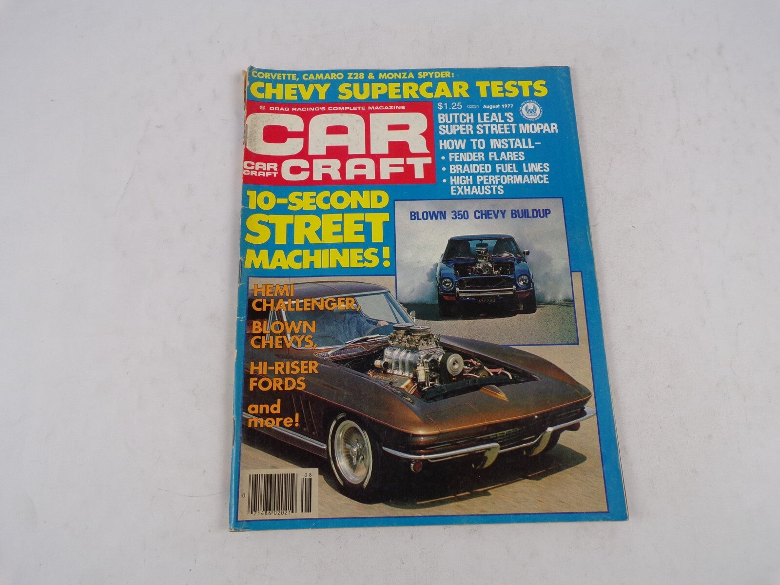 August 1977 Car Craft 10-Second Street Machines! Chevy Supercar Tests Corvette
