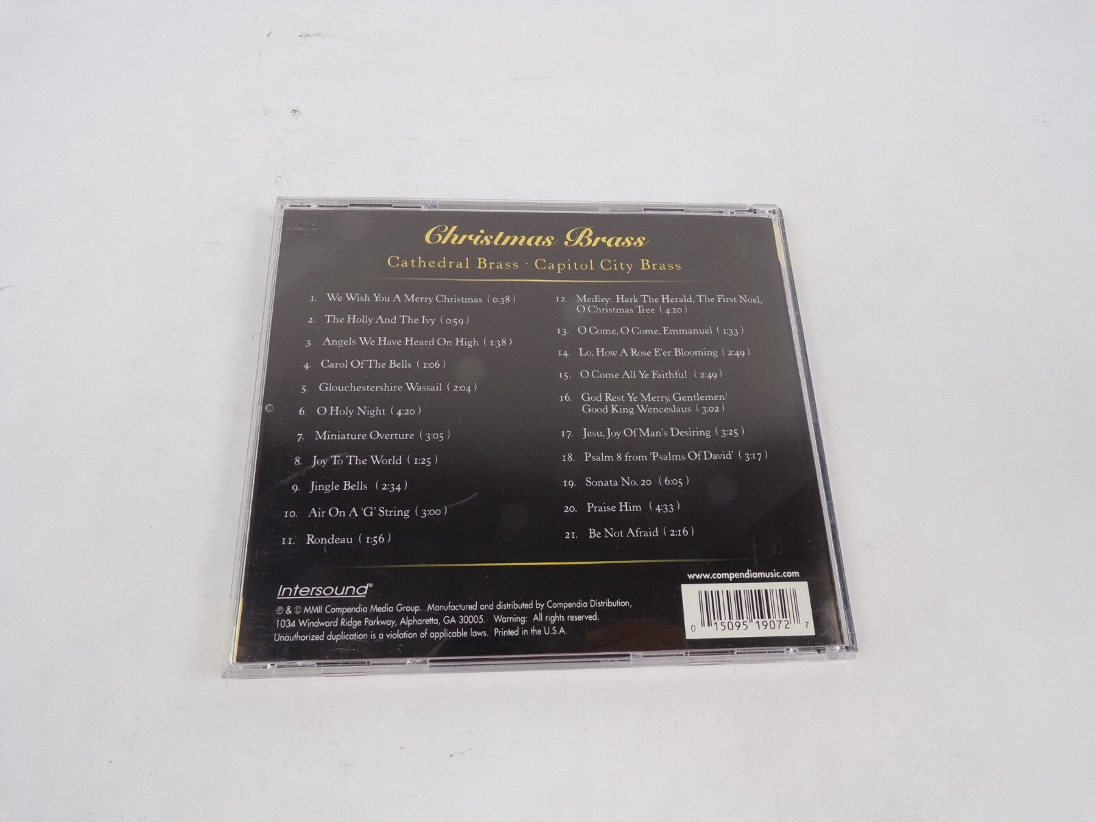 Christmas Brass We Wish You A Merry Christmas The Holly And The Lvy Angels CD#68