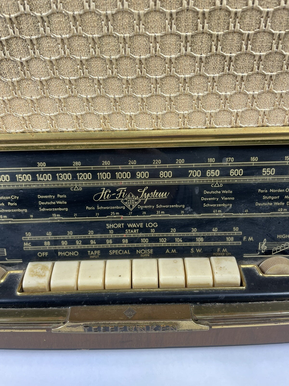 Telefunken Opus 6 HiFi Radio System Licensed by Armstrong Amplifier West Germany