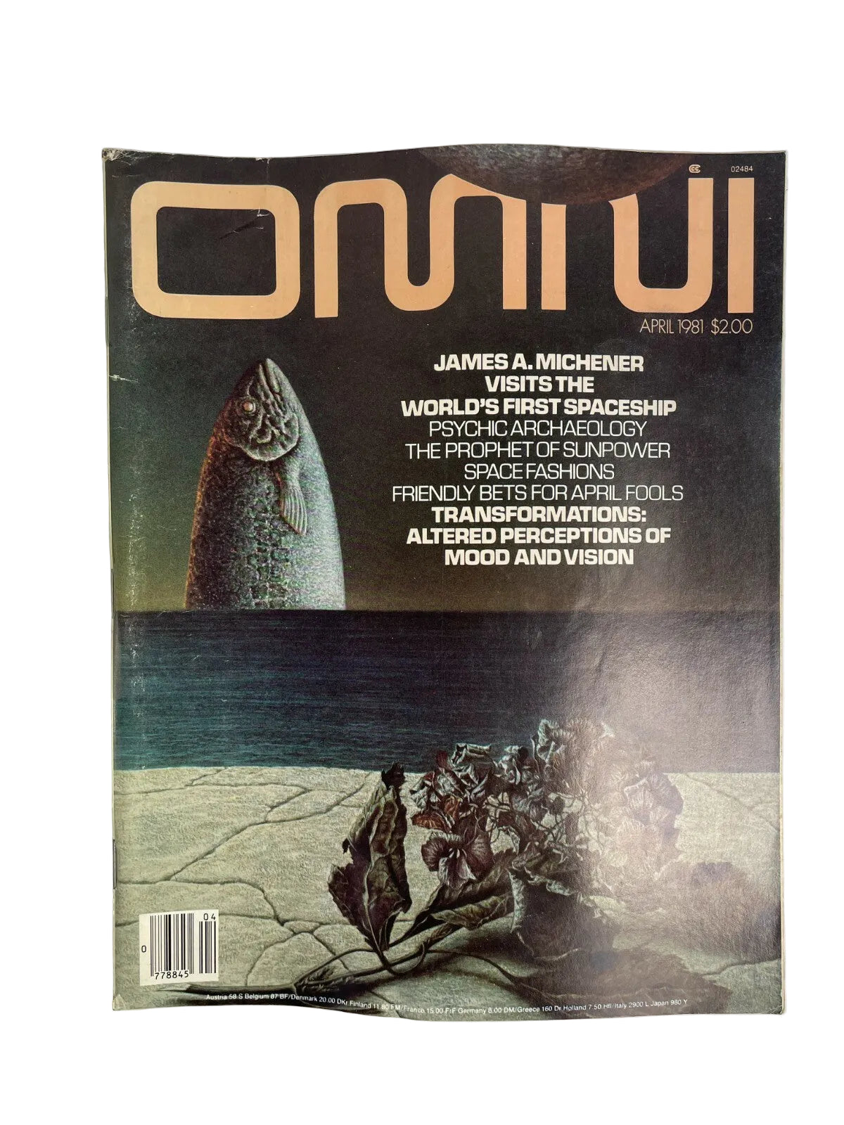 April 1981 Omni Magazine Worlds First Spaceship Transformations Mood And Vision
