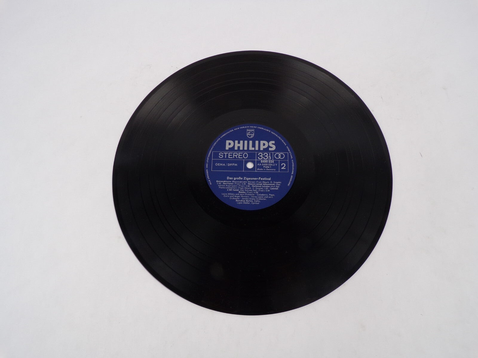 Das Grobe Zigeuner Festival Megnyito Black Eyes Tanguillos Akaczos Vinyl Record