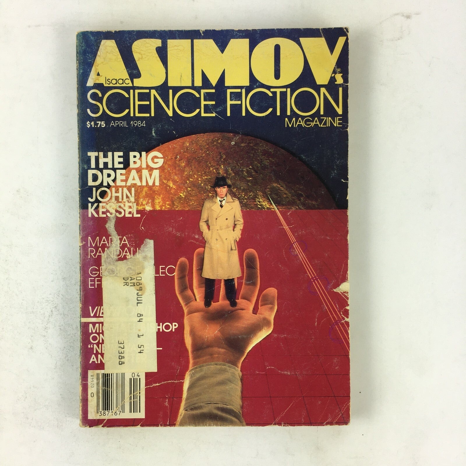 April 1984 Isaac Asimov's Science Fiction Magazine The Big Dream John Kessel
