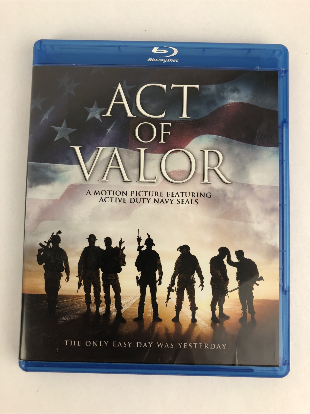Act of Valor Blu-ray A Motion Picture Featuring Active Navy Seals - Mint Disc