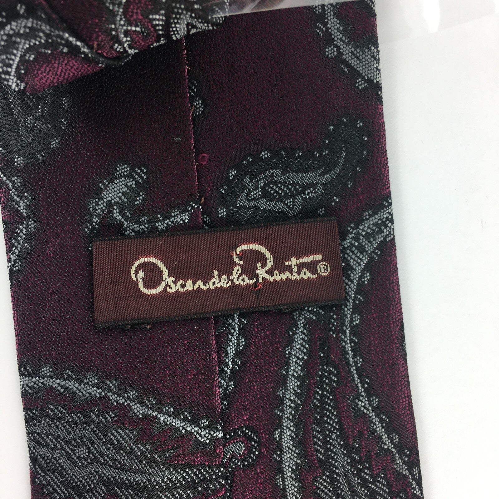 Genuine Oscar de la renta Handmade Stylish Formal/Casual Tie Multi Coloured
