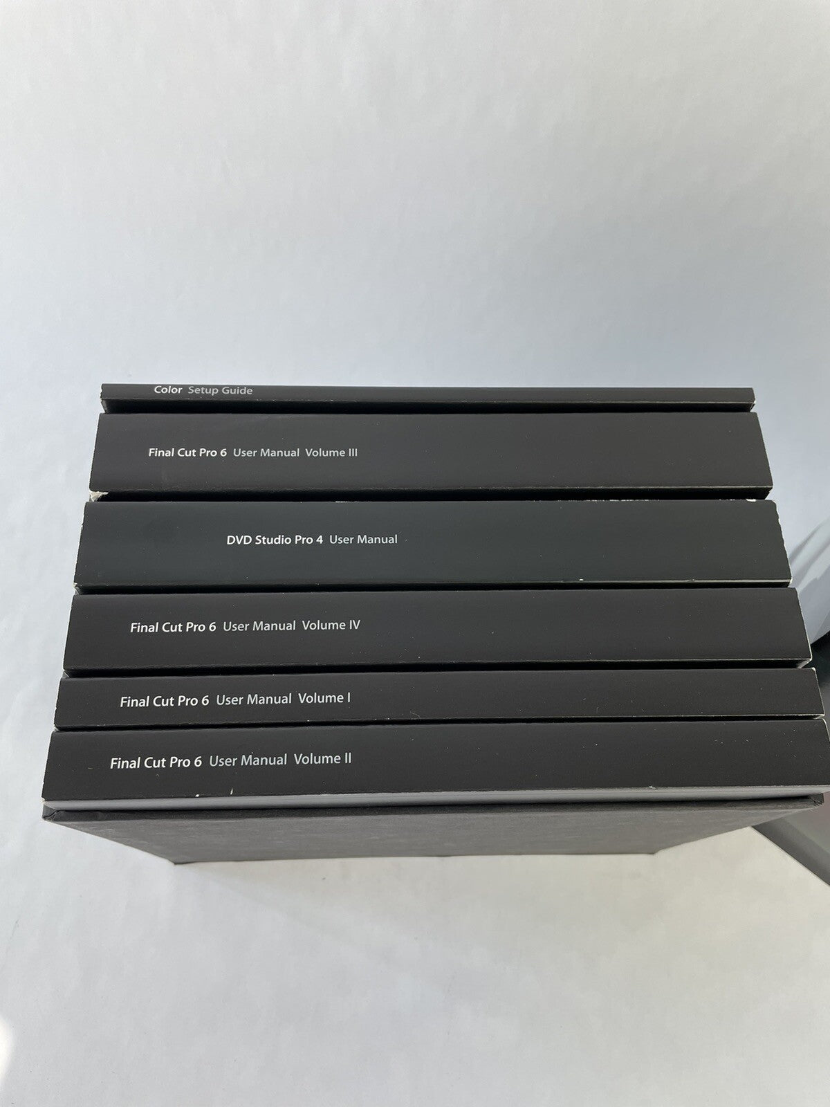 Apple Final Cut Studio 2 Pro 6 DVD Studio Pro 4 Manuals only - no software