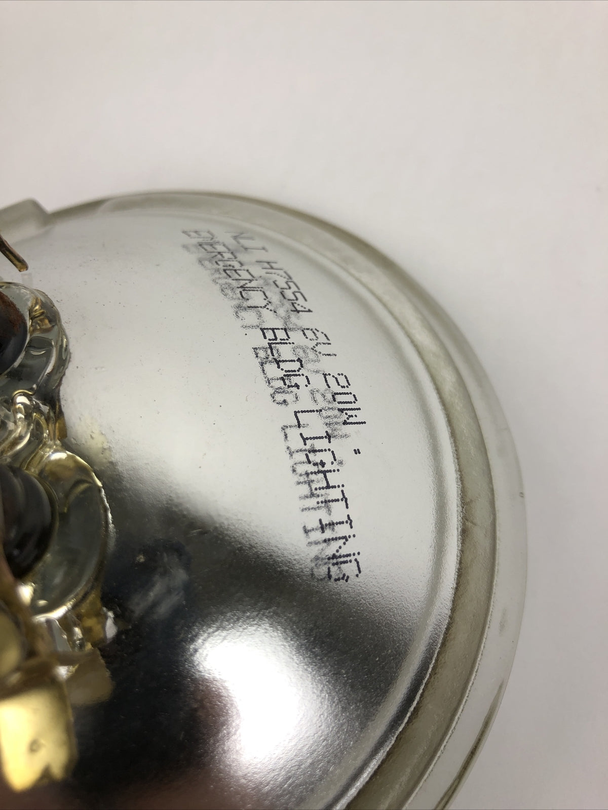 HALOGEN H7554 SEALED BEAM EMERGENCY BLDG LAMP BULB 20W 6V SCREW TERMINAL - LOOK