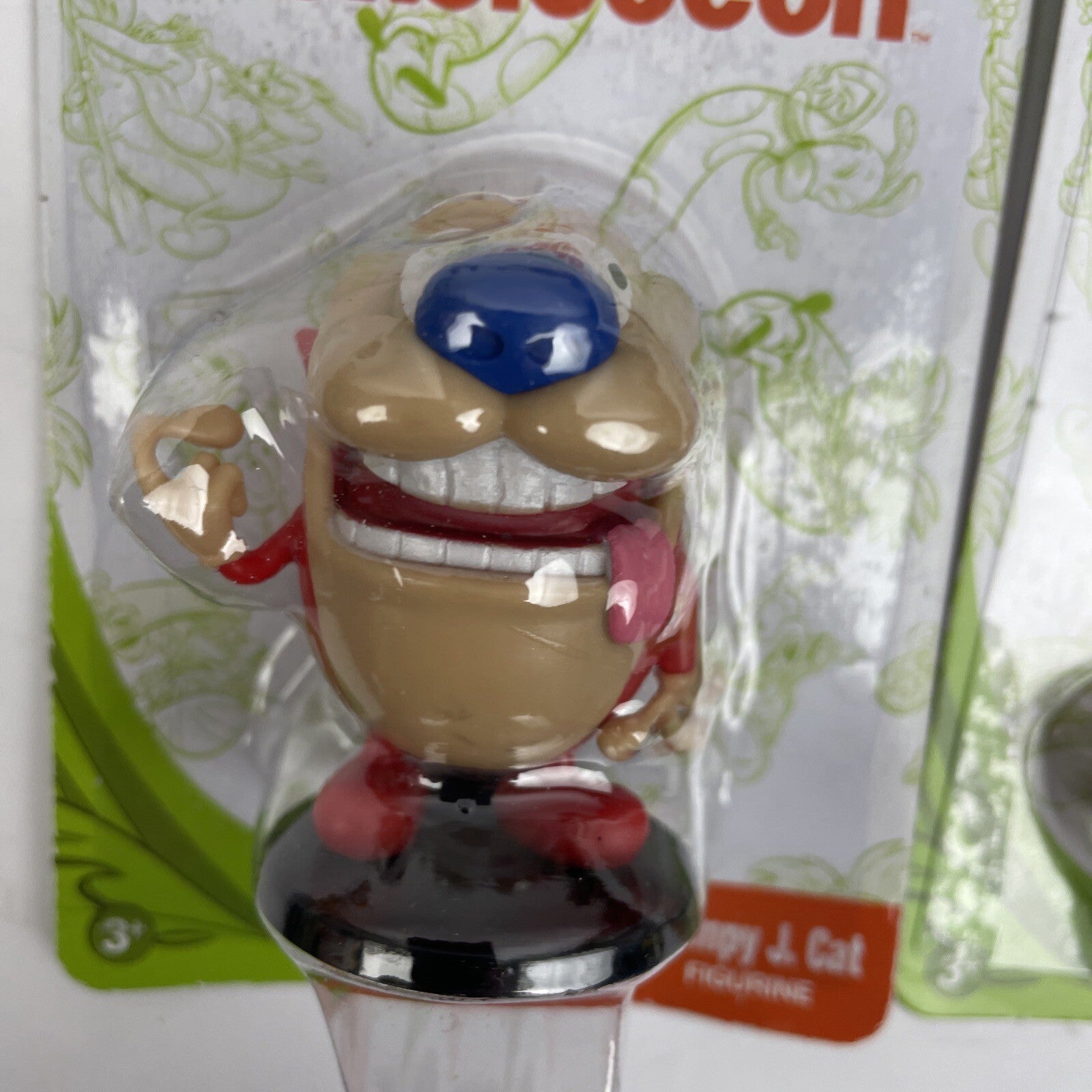 New Nickelodeon Ren Höek & Stimpy J. Cat Figurines Set REN & STIMPY Cake Toppers