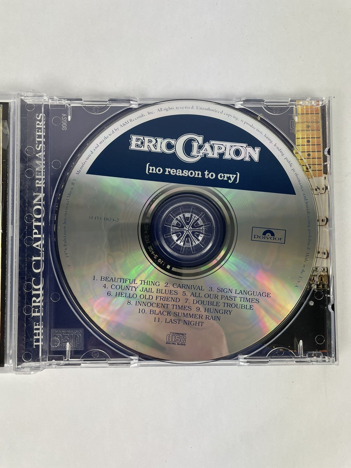 Eric Clapton - No Reason to Cry Cd (1996 Remastered) #5