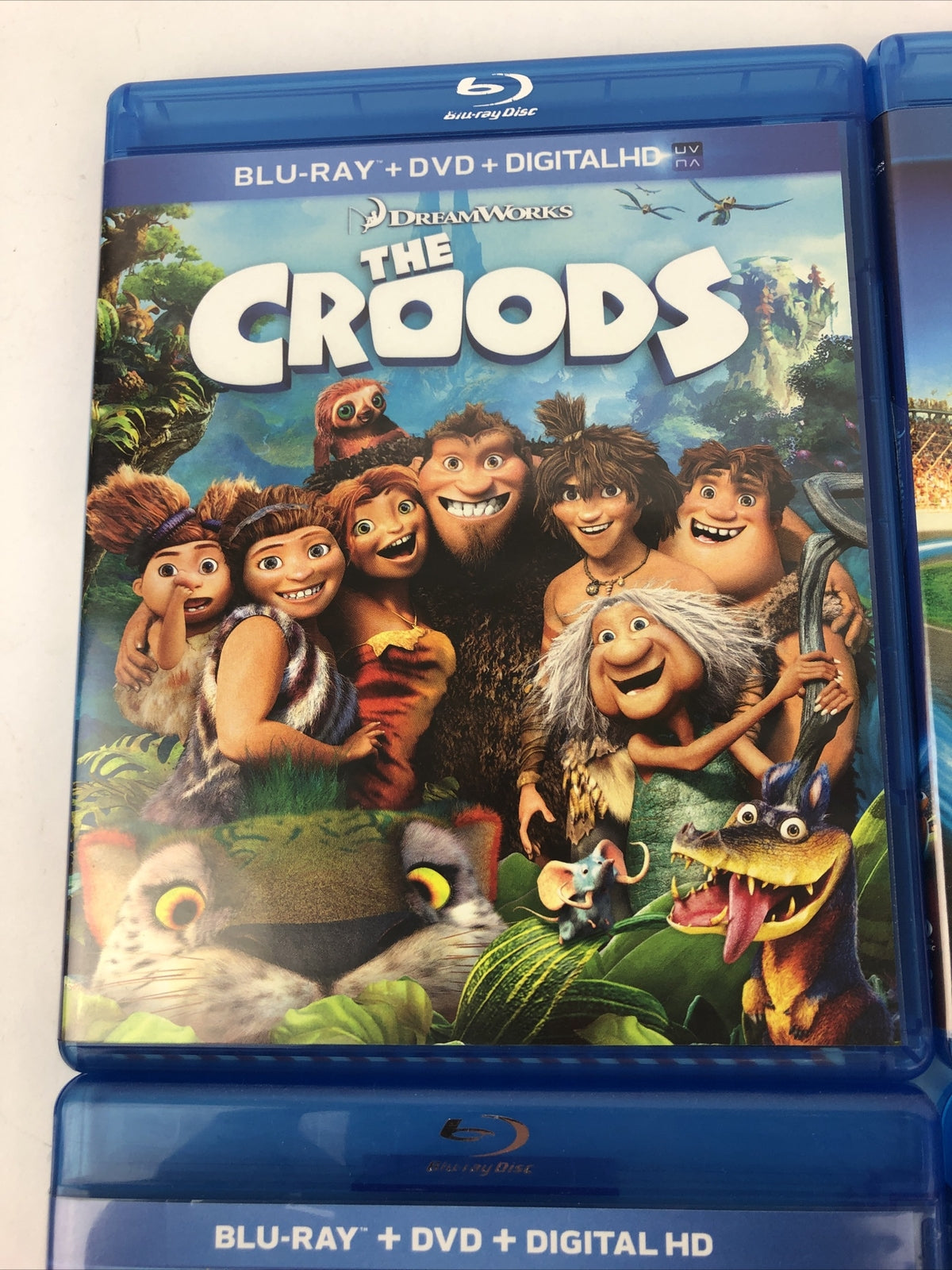 Animated lot of 4 Blu-Ray movies DVD The Croods, Dragon 2, Turbo, C w a C o M 2