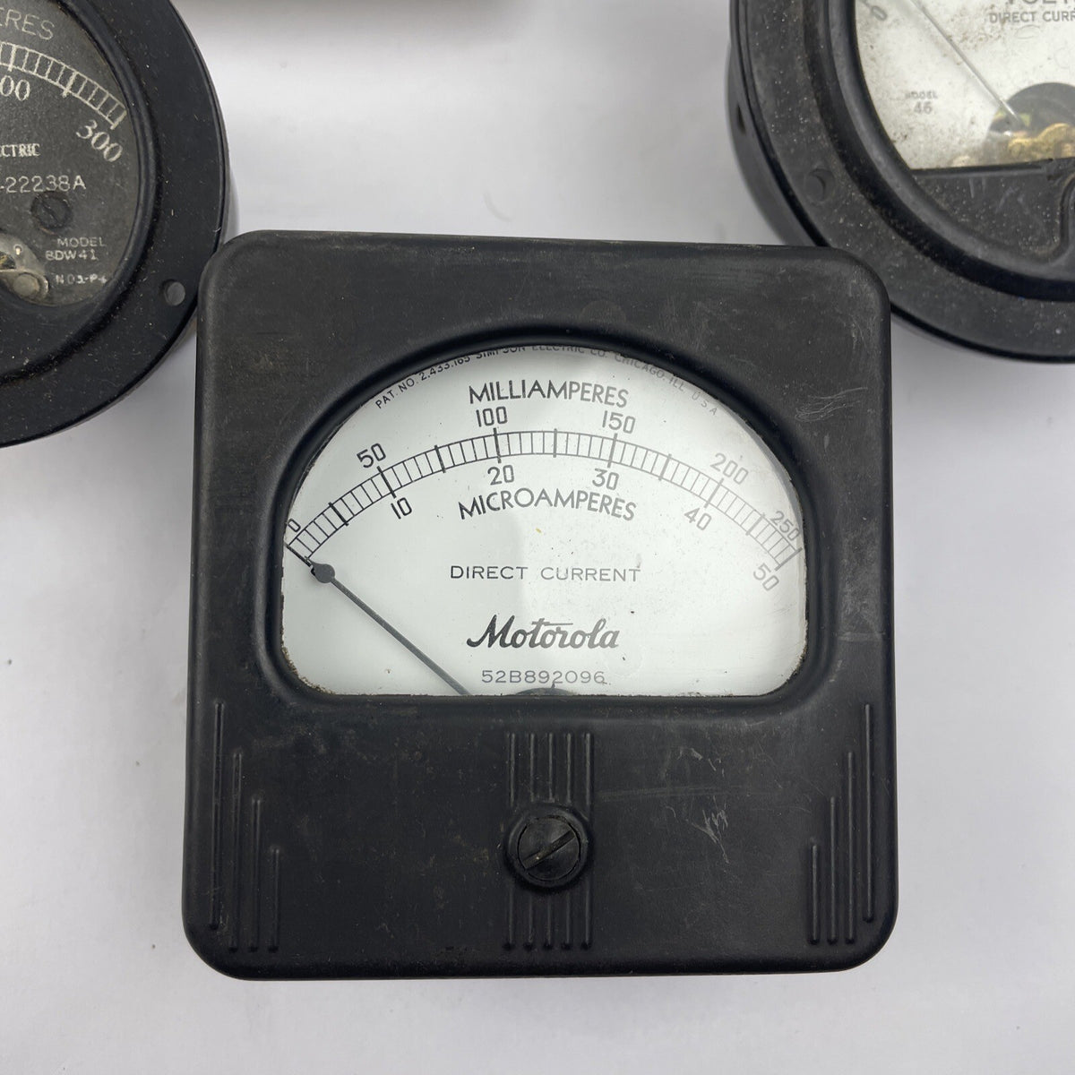 Vintage Lot Regulators and Gauges Meters Steampunk Industrial Simpson Motorola