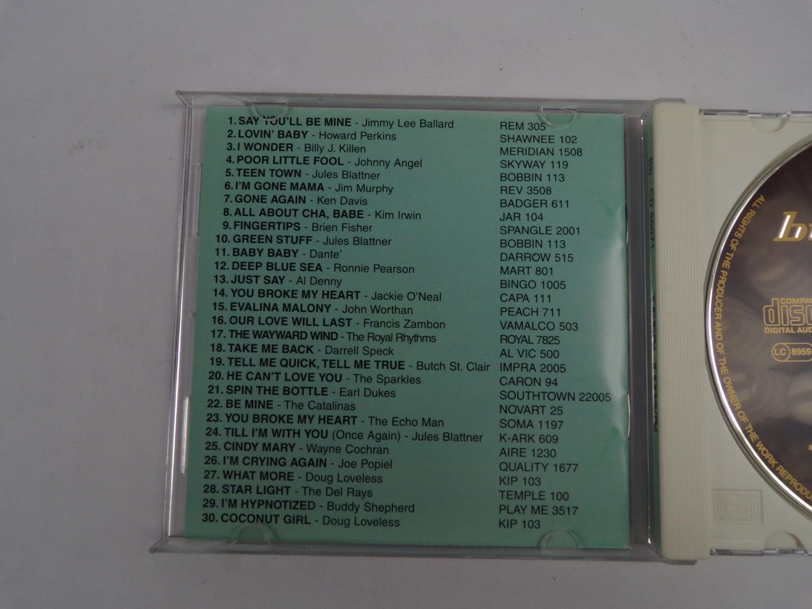 Teen Town Say You'll Be Mine I Wonder Green Stuff Just Say Baby Baby CD#41