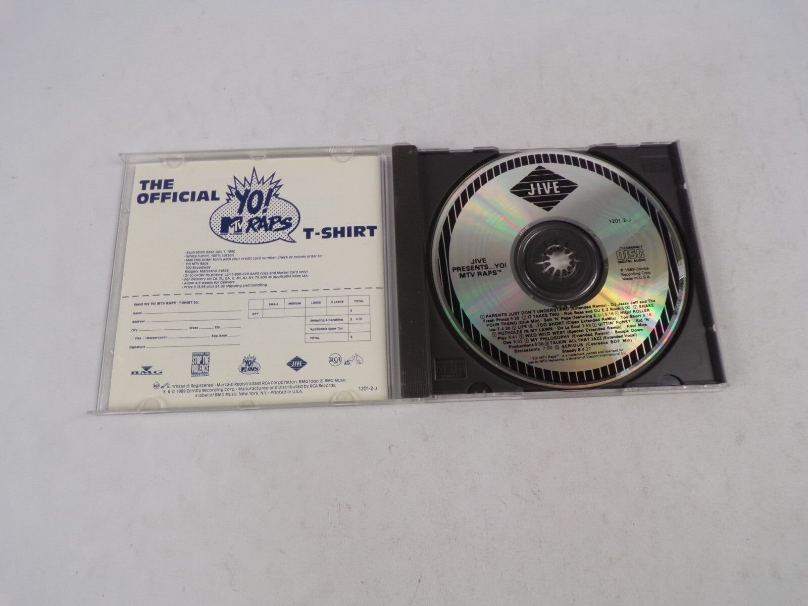 Yo! M Tv Raps The CD A Jive Records Production Parents Just Don't UnderstanCD#31