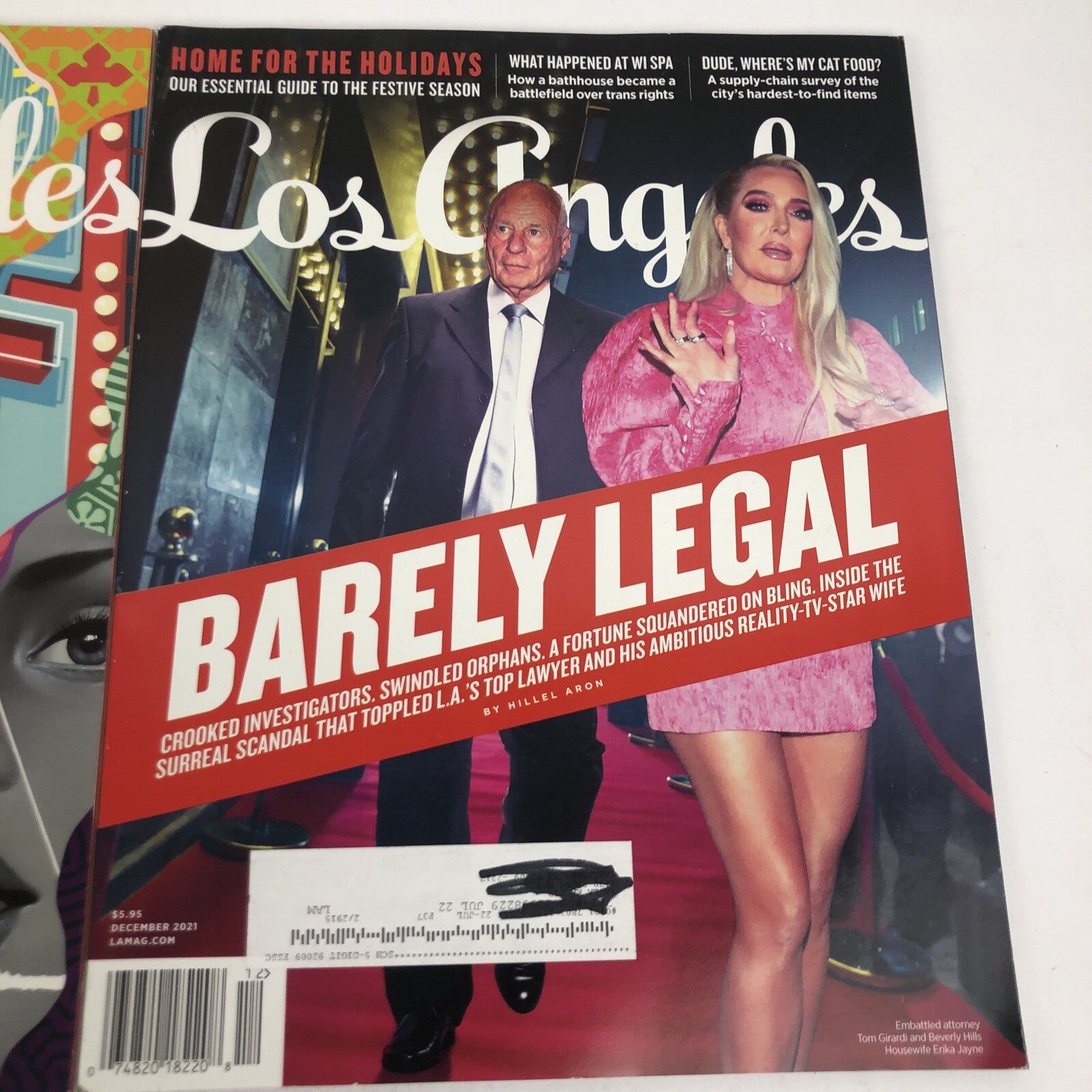 Lot of 2 x Los Angeles Magazine December 2021 B. L. * August 2021 Best of LA