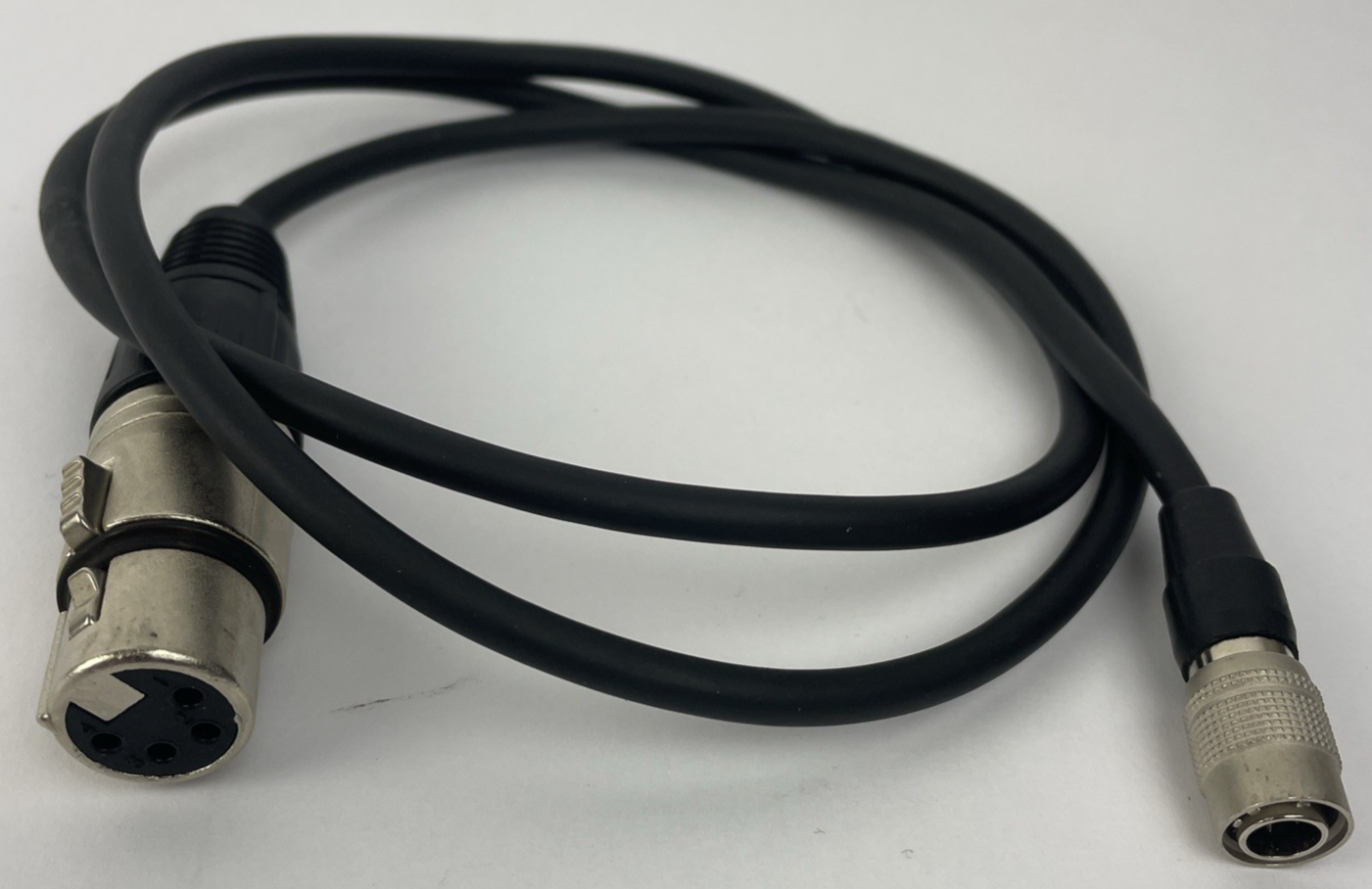 Hirose 4 Pin HR10A-7P-4P Male to Neutrik XLR 4 Pin Female NCFX Mogami Cable 37"
