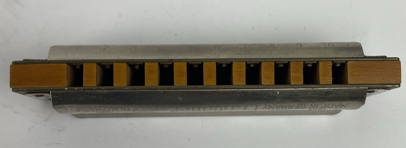 M. HOHNER A440 HARMONICA No. 1896 Marine Band Key Of C Made in Germany