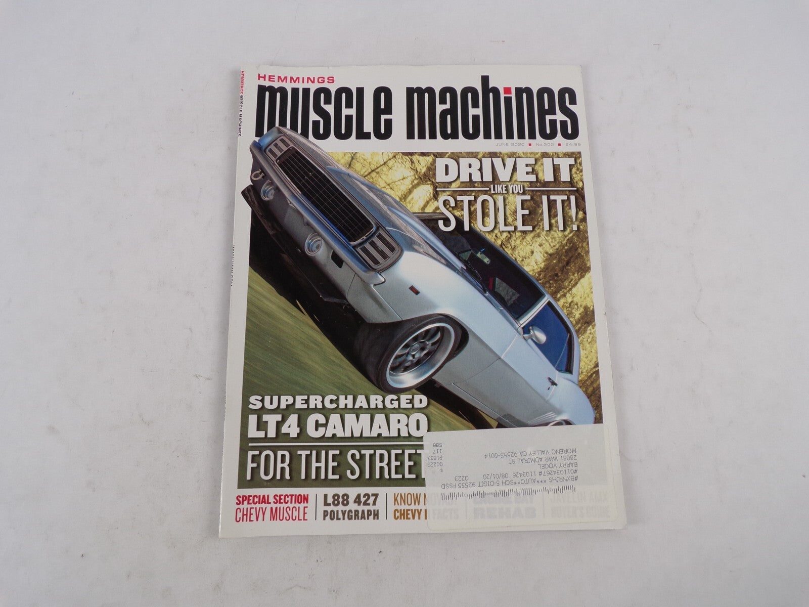 June 2020 Hemmings Muscle Machines Magazine Drive It Like You Stole It! Supercha