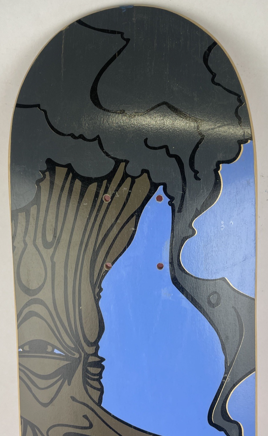 Woodchuck Laminates Skateboards Circa 1996 "Smoking Tree" Skateboard Deck - RARE