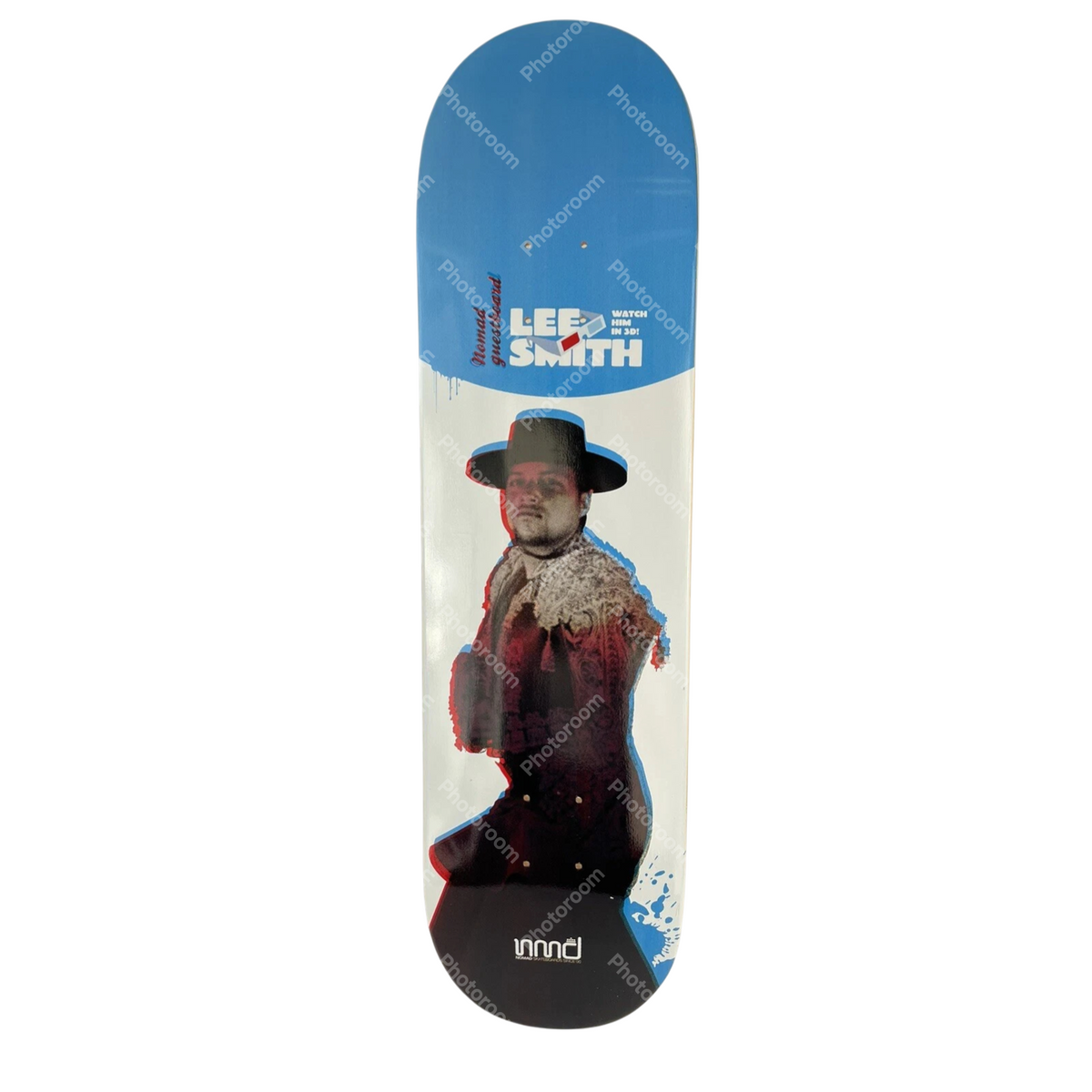 Nomad skateboards - Lee Smith 3D deck - Hard rock maple 8.25" with grip