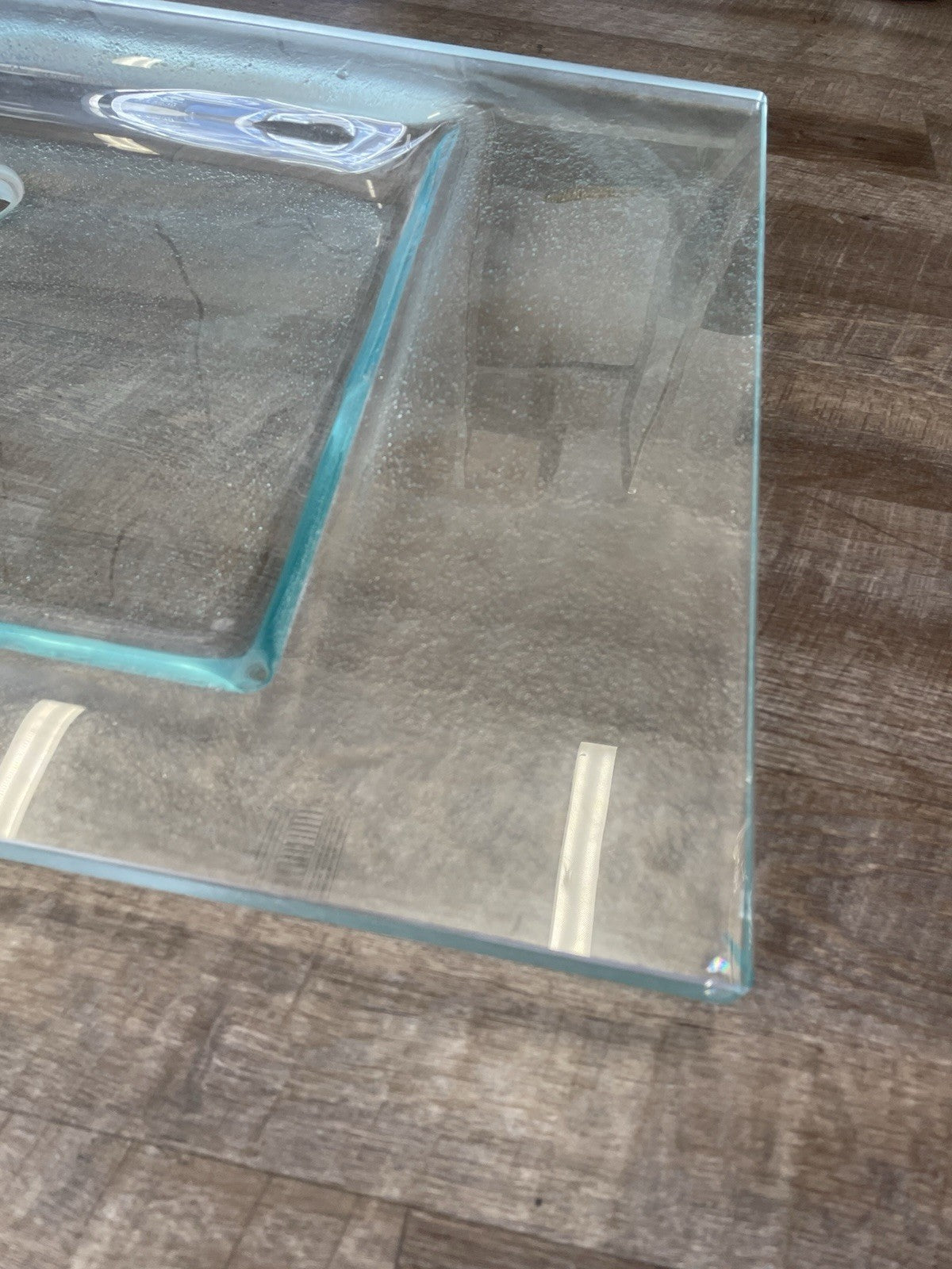 Hectarus Rectangle Glass Sink Bathroom Model 1836-800 35.75" x 21.25" x 3/4"