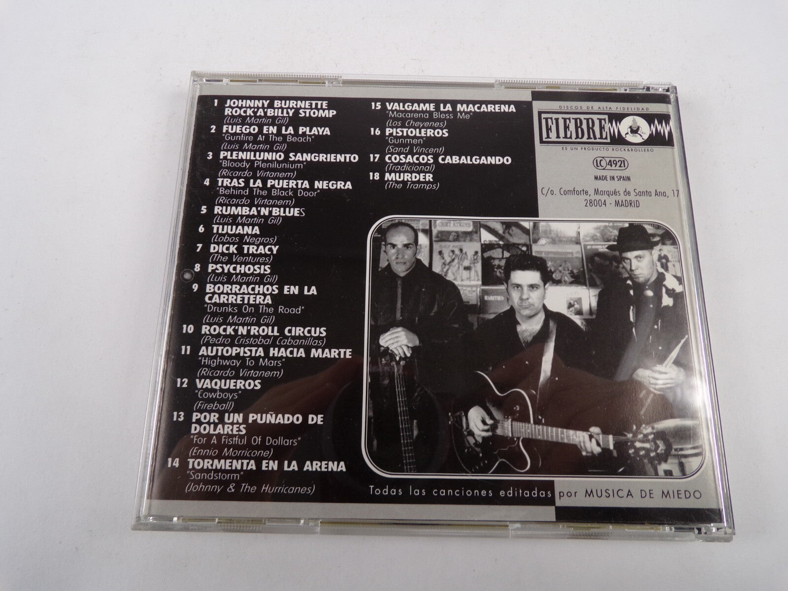 Lobos Negros Instrumenles Johnny Burnette Rock A Billy Stomp Psychosis CD#10