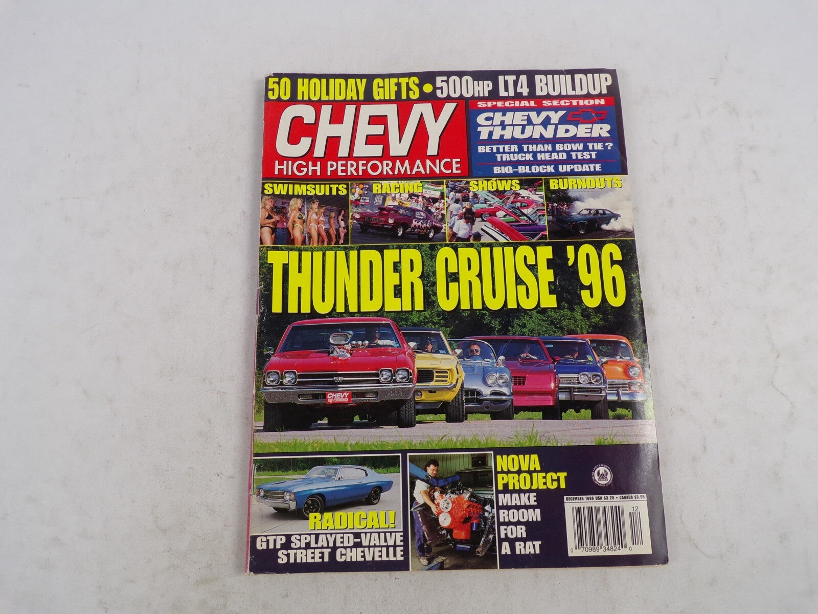 December 1996 Chevy High Performance Thunder Cruise '96 50 Holiday Gifts 500HP