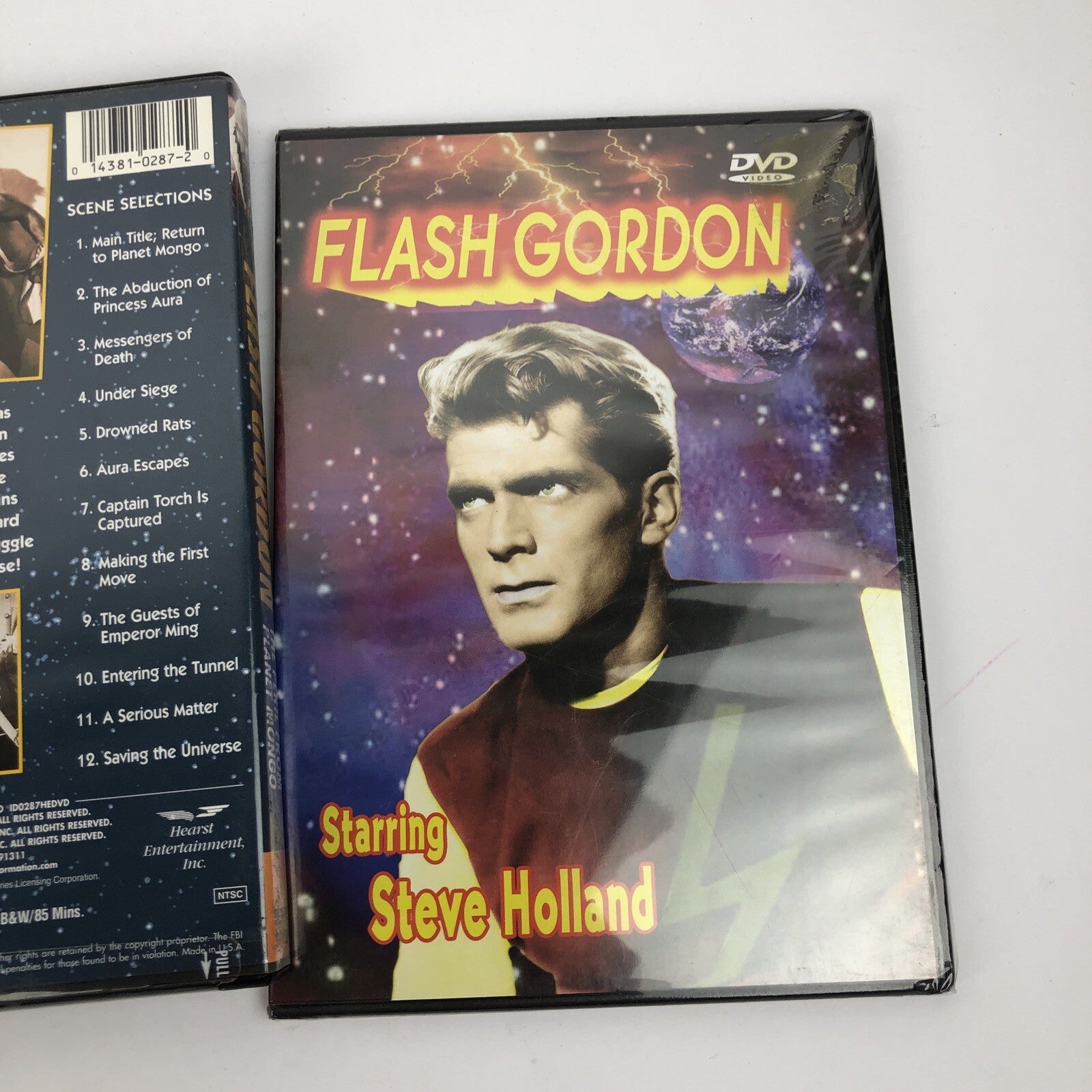 2 x Flash Gordon 3 Full Length Episodes + The Peril From Planet Mongo B&W
