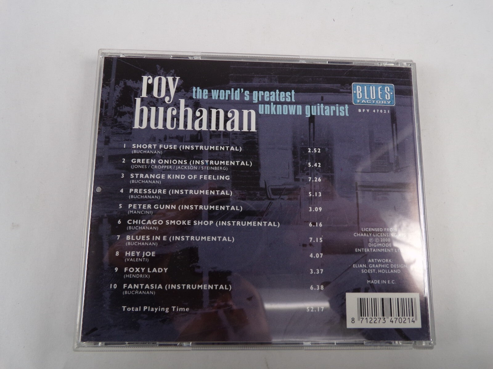 Roy Buchanan The World's Greatest Unknown Guitarist Short Fuse Hey Joe CD#59