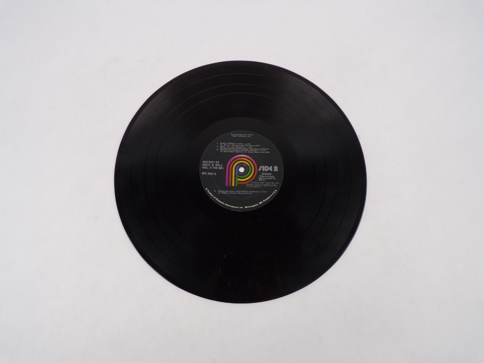 History Of Rock 'N' Roll Vol 2 The Sixties Dizzy Moody River Vinyl Record