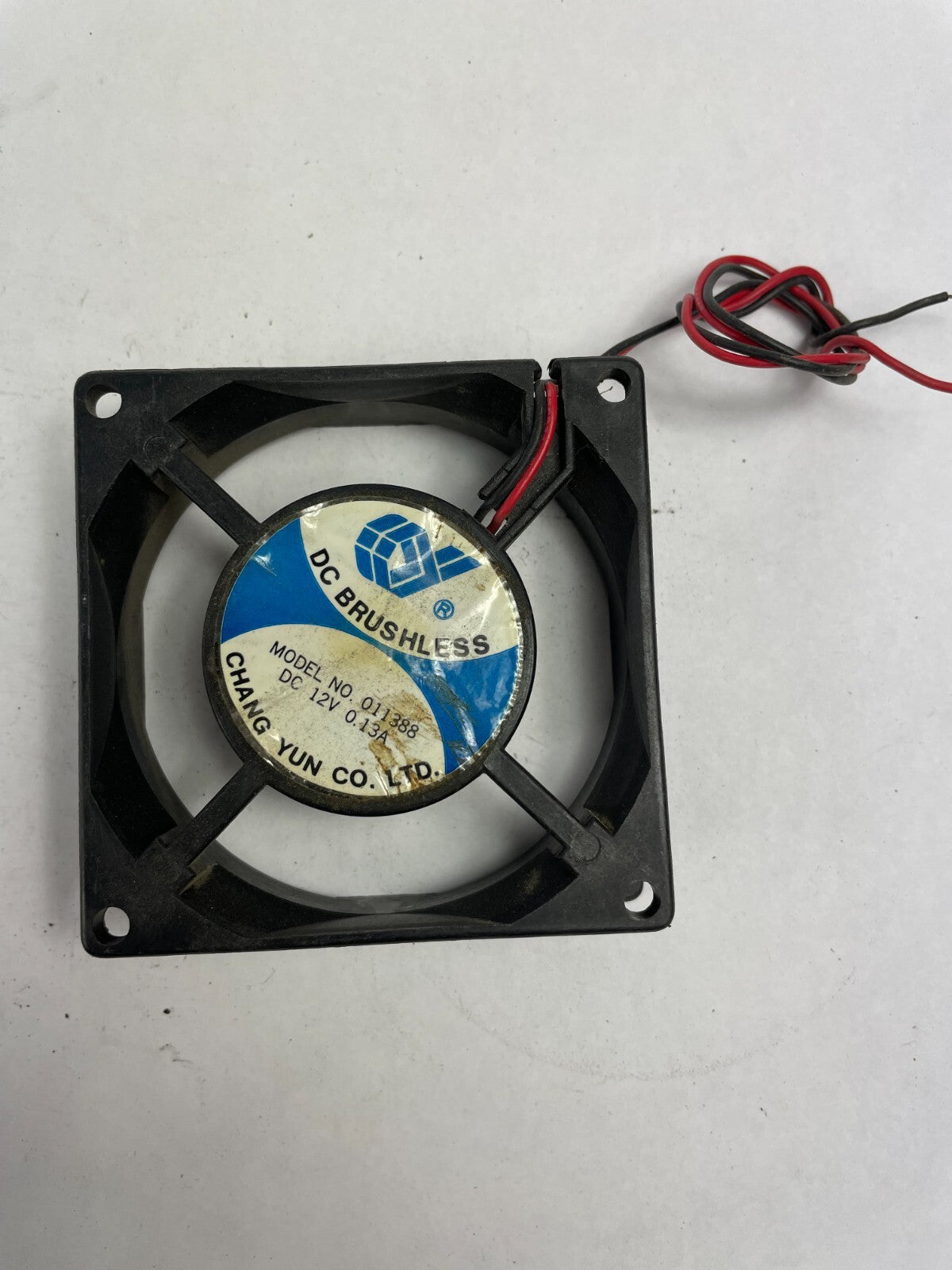 DC Brushless 011388 Chang Yun Co LTD DC 12/V 2 - Wire CPU Cooling Fan