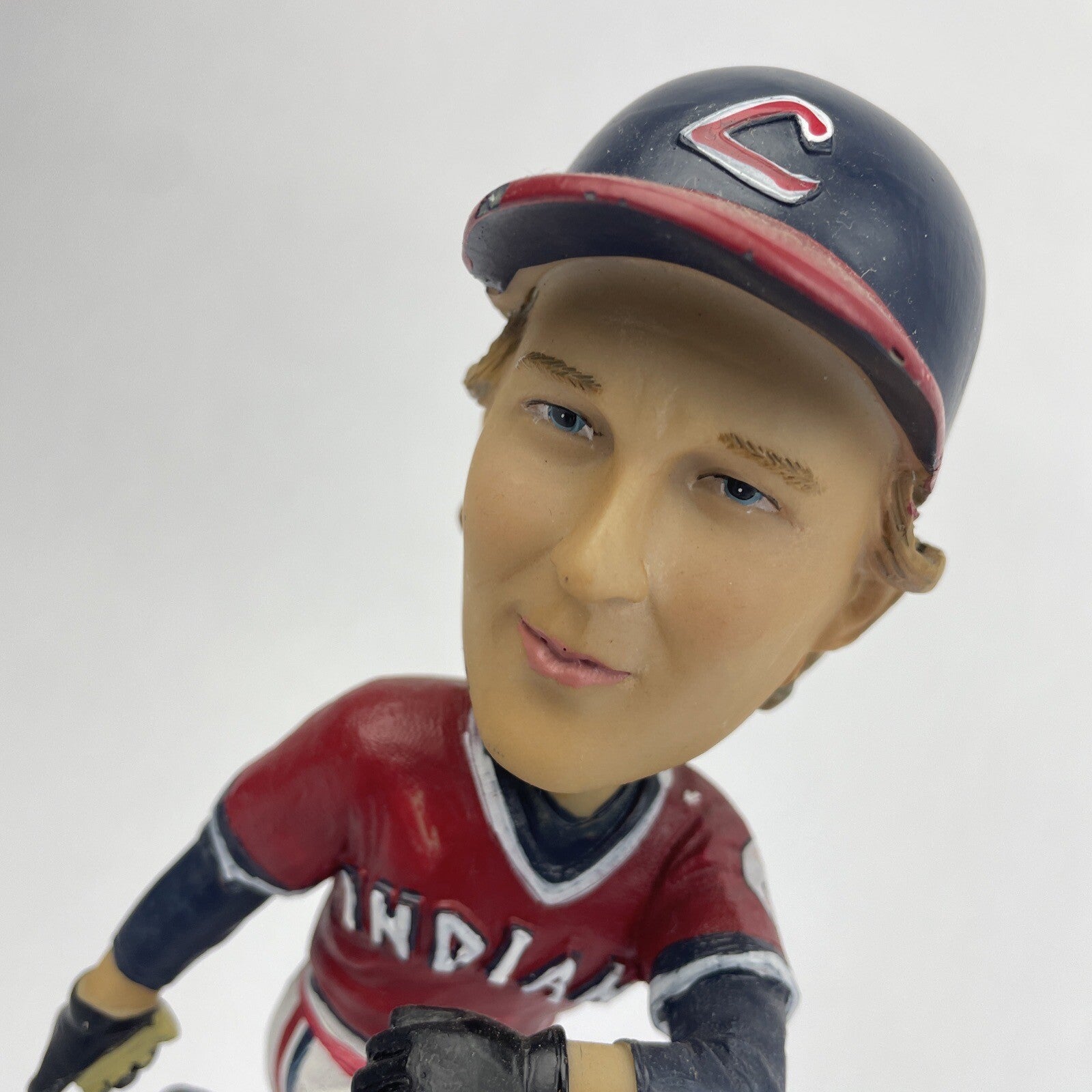 Cleveland Indians Guardians SF Giants Duane Kuiper Bobblehead Signed Broken Bat