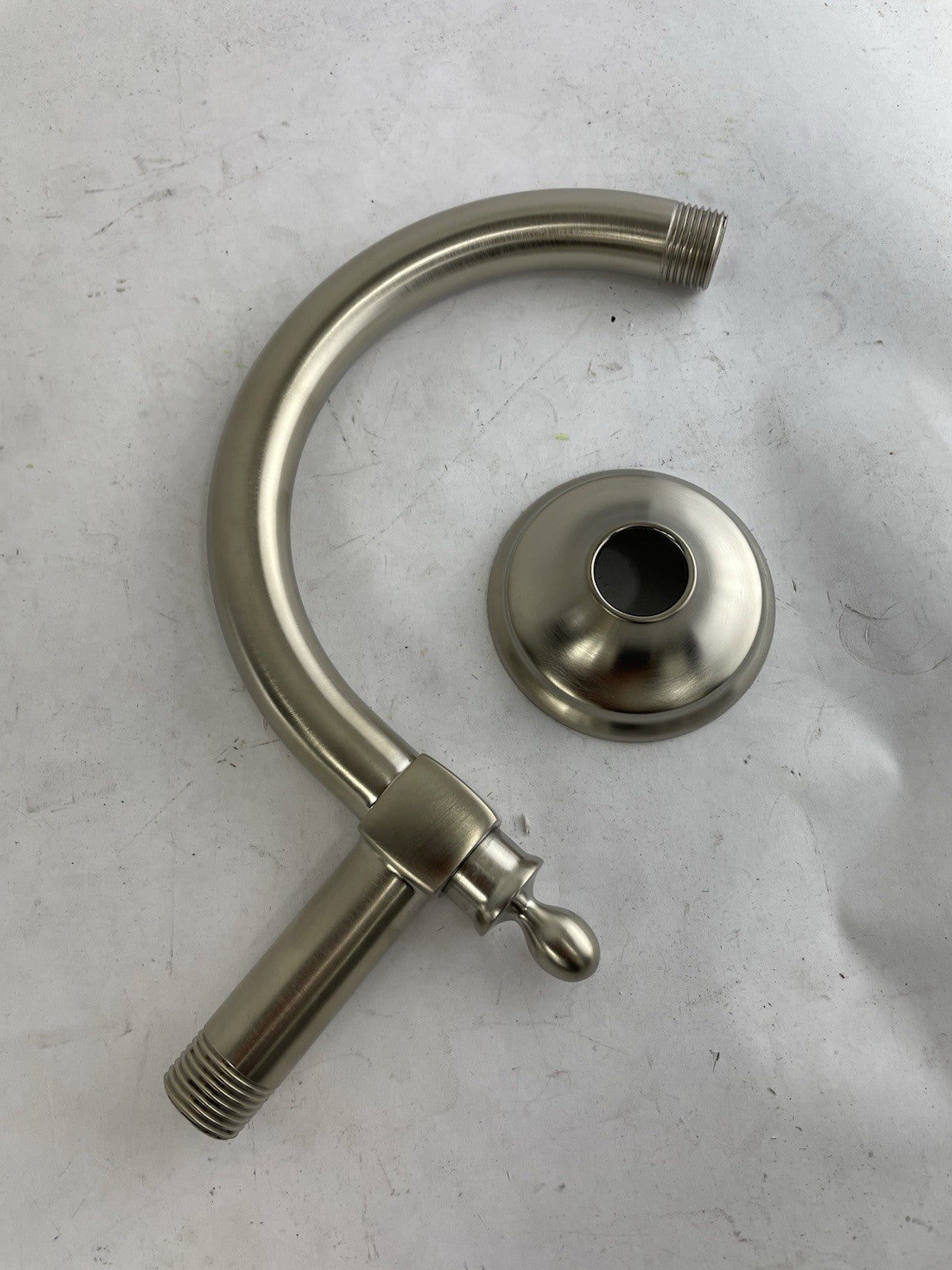 Brizo RP70909BN 10 inch brushed nickel wall mount shower arm and flange