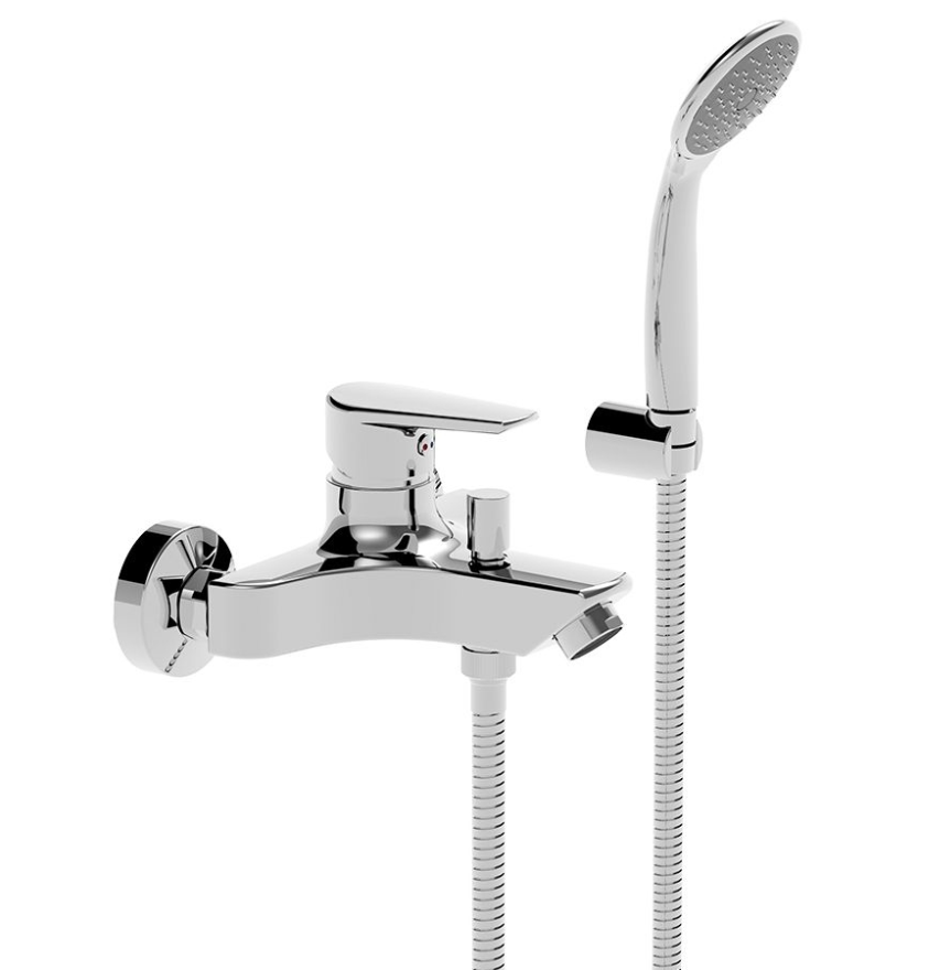 La Torre Latorre METRO 32019 Chrome Single lever bath mixer w fix wall bracket