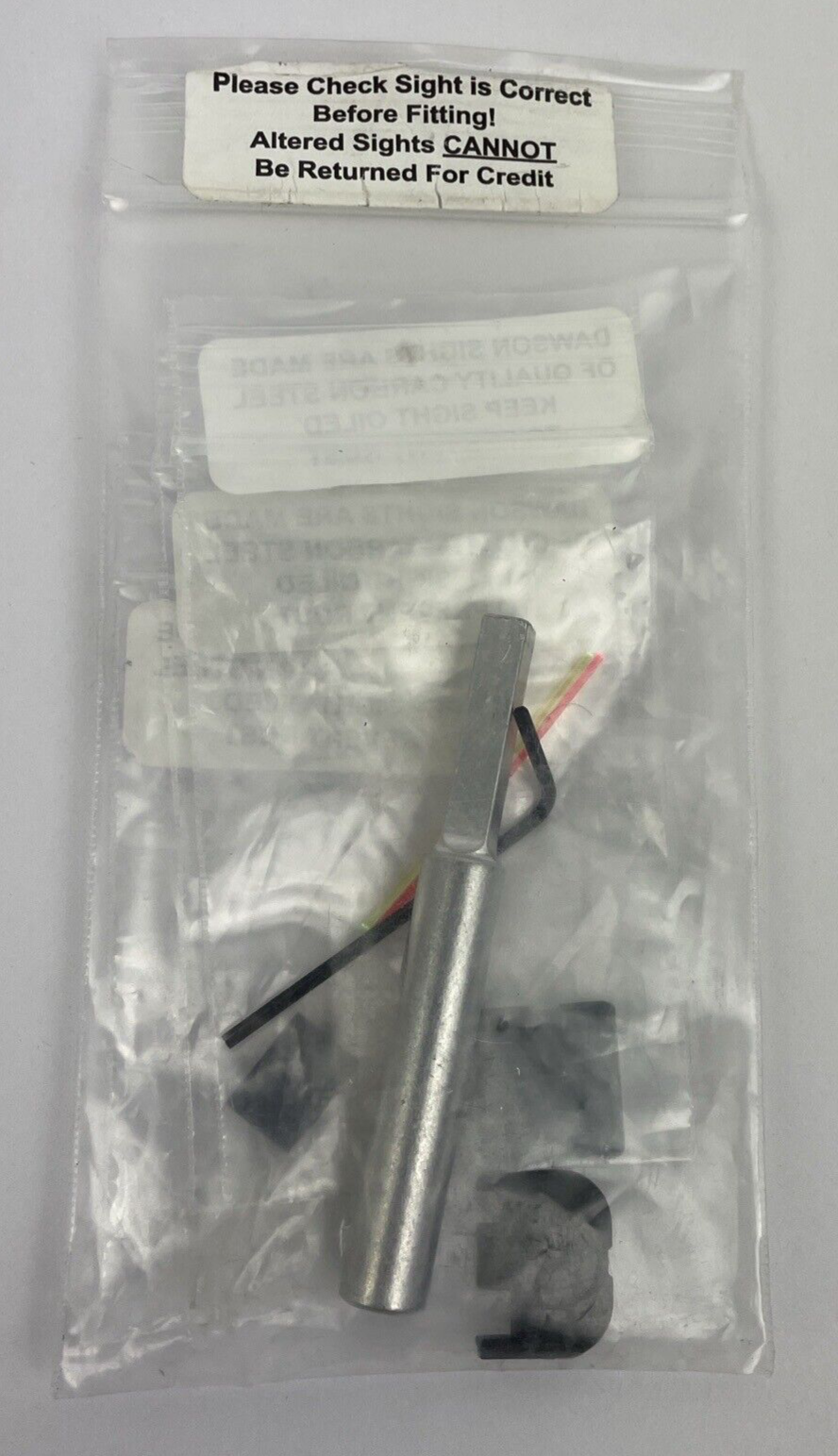Dawson Fiber Optic Front and Rear Sight for Glock 17,19,34,45,47,49 - LOOK