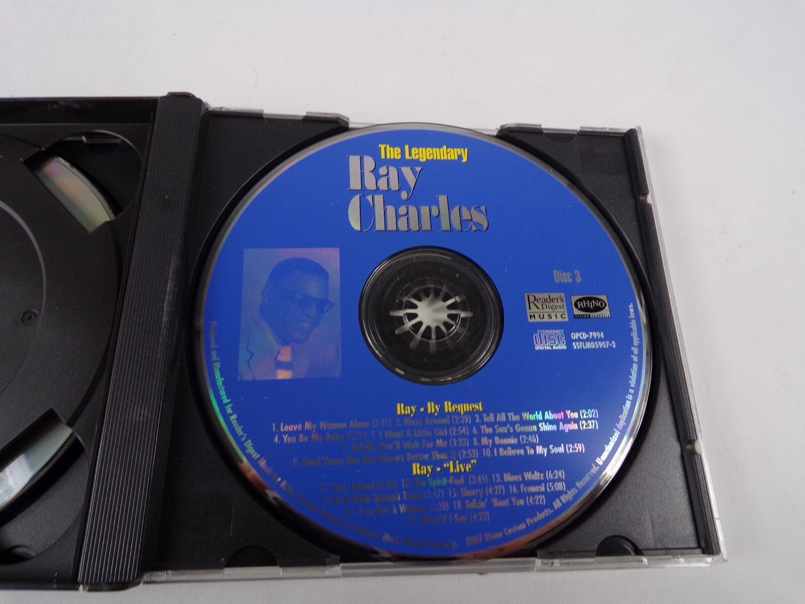 The Legendary Ray Charles What'd I Say Part 1 & 2 A Fool For You CD#35