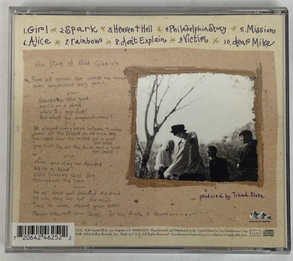 Fruit Of Life - Music Digital Audio CD - Wild Colonials - 1994 Geffen Records