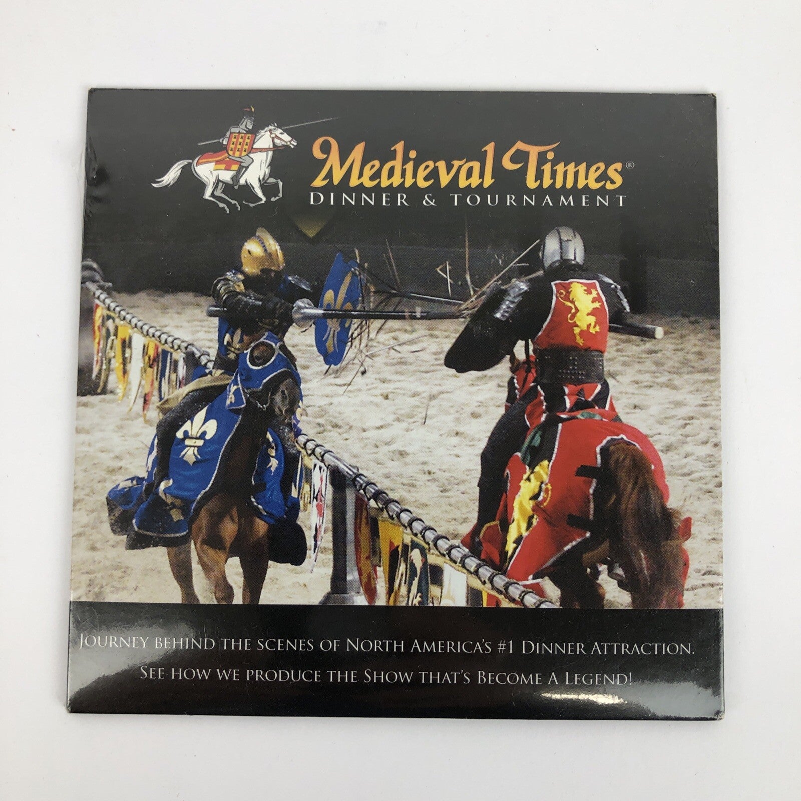 MEDIEVAL TIMES DINNER & TOURNAMENT DVD BRAND NEW SEALED Behind the Scenes