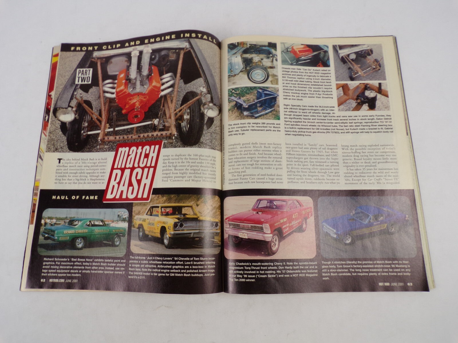 June 2001 Hot Rod Magazine Wagons PowerExhaust Comparison H-Pipe,X-Pipe,No Pipe
