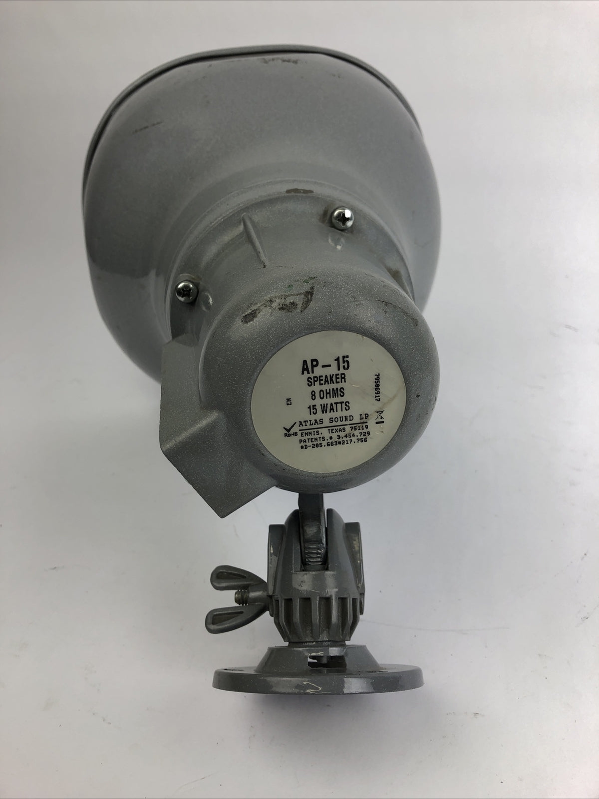 Atlas Sound LP USA AP-15 Horn Speaker, Loudspeaker - 8 OHMS 15 WATT E