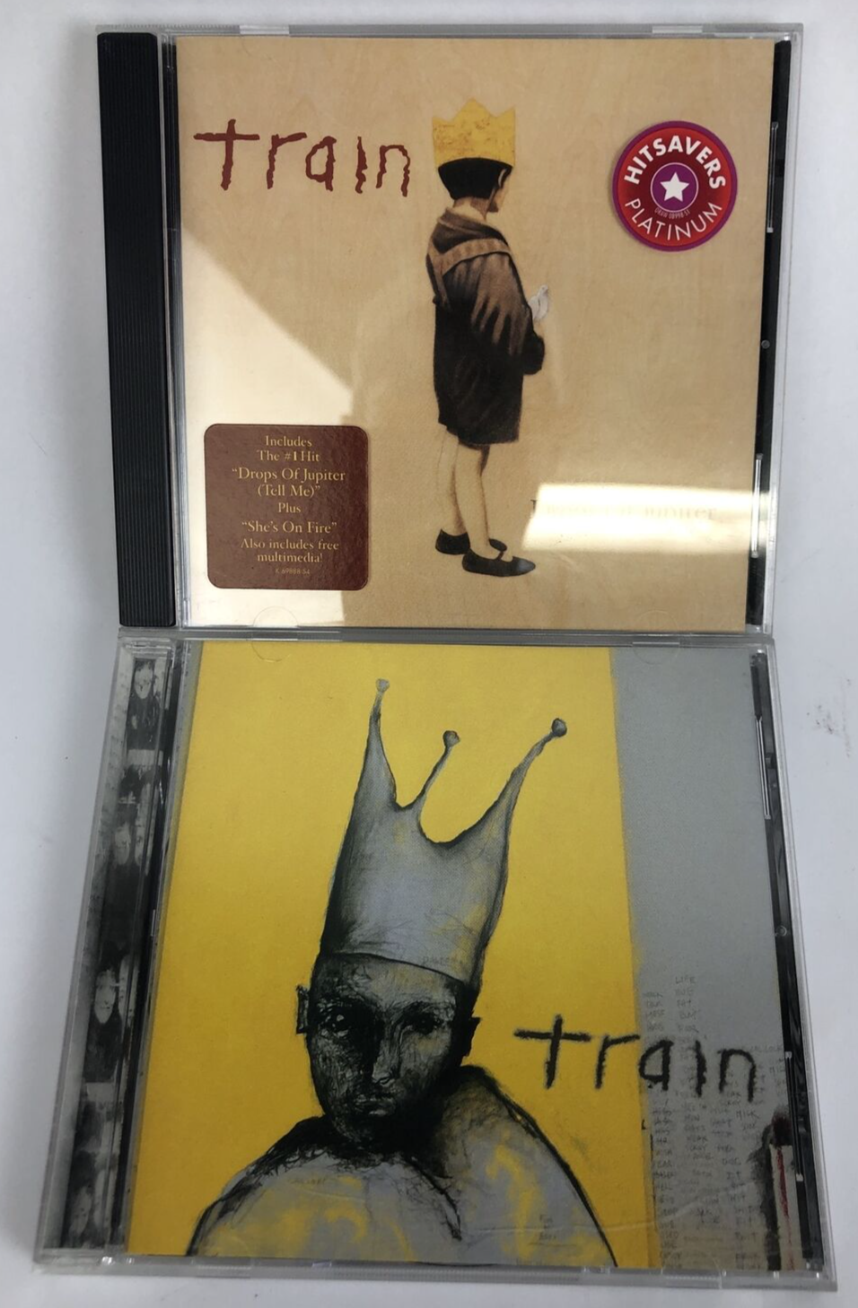 Lot 2 x Digital Audio CD's CD " Train " Self Titled, 98' Drops of Jupiter 01' #1