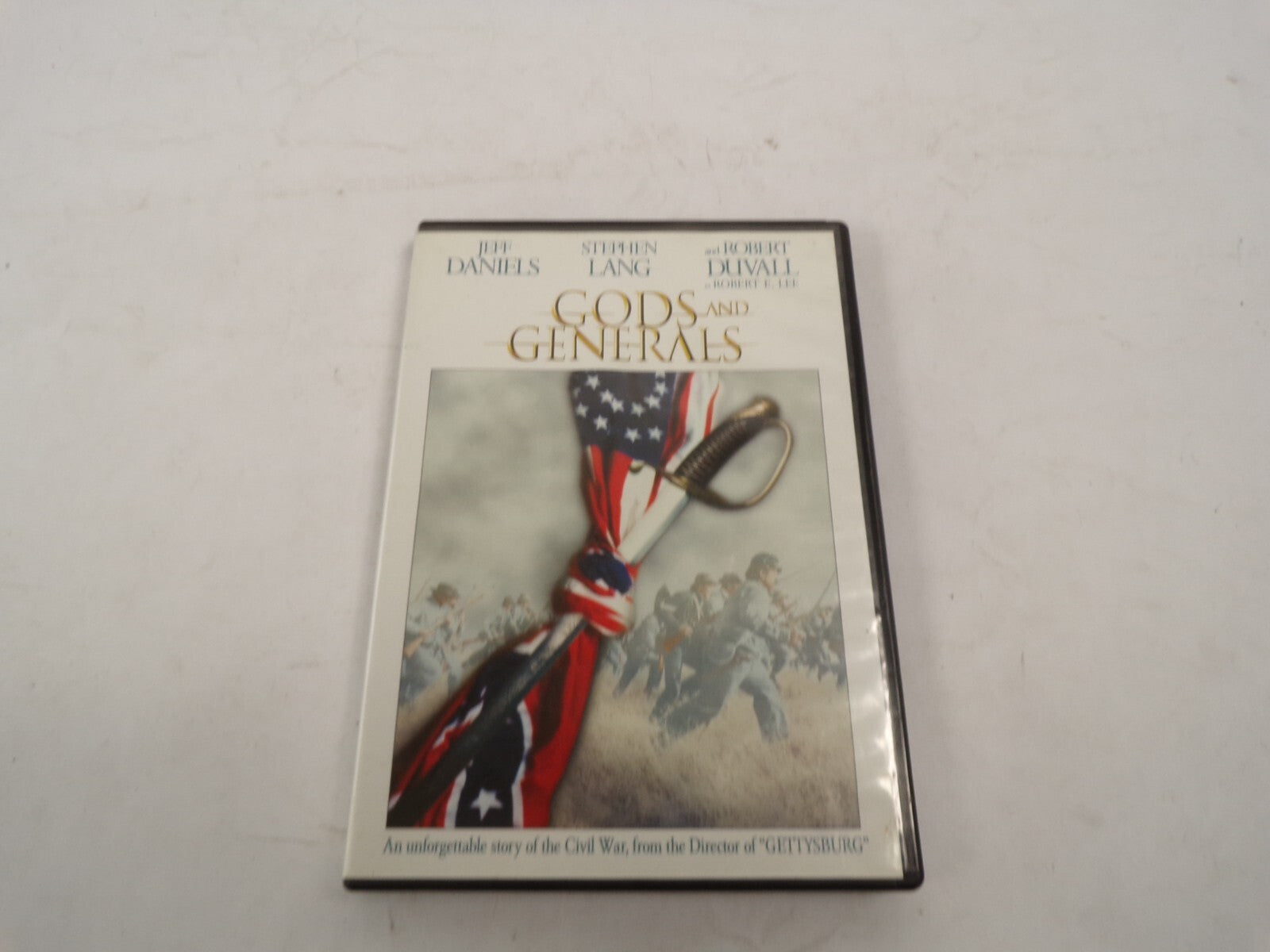 Gods And Generals Jeff Daniels Stephen Lang Robert Duvall DVD Movies