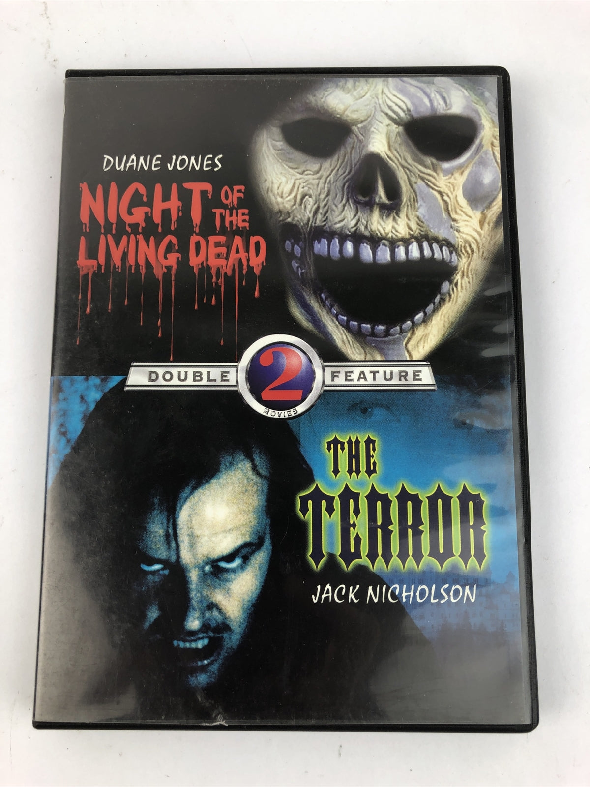 NIGHT OF THE LIVING DEAD / THE TERROR DOUBLE FEATURE - DVD Mint Disc Guaranteed