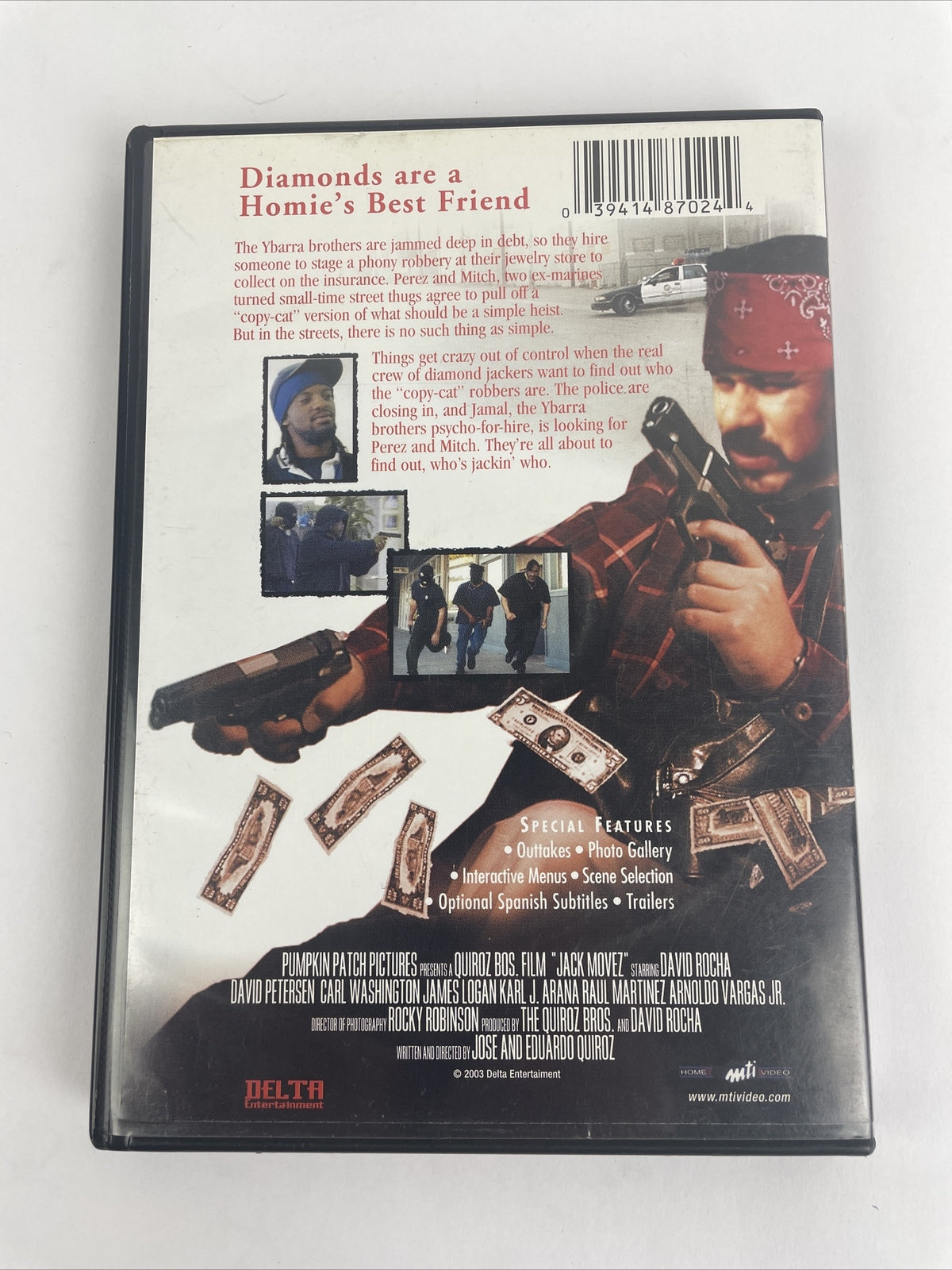Jack Movez ( DVD Video , 2003 ) Rare Out Of Print - a Quiroz Bro's Movie